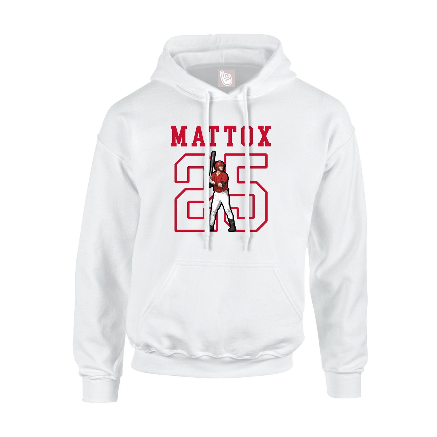 Hoodie — Shirsey in White
