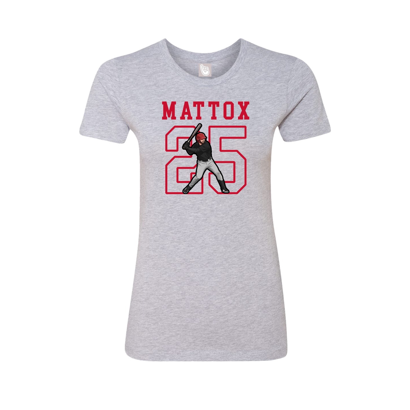 Fitted Women's Tee — Shirsey in Grey