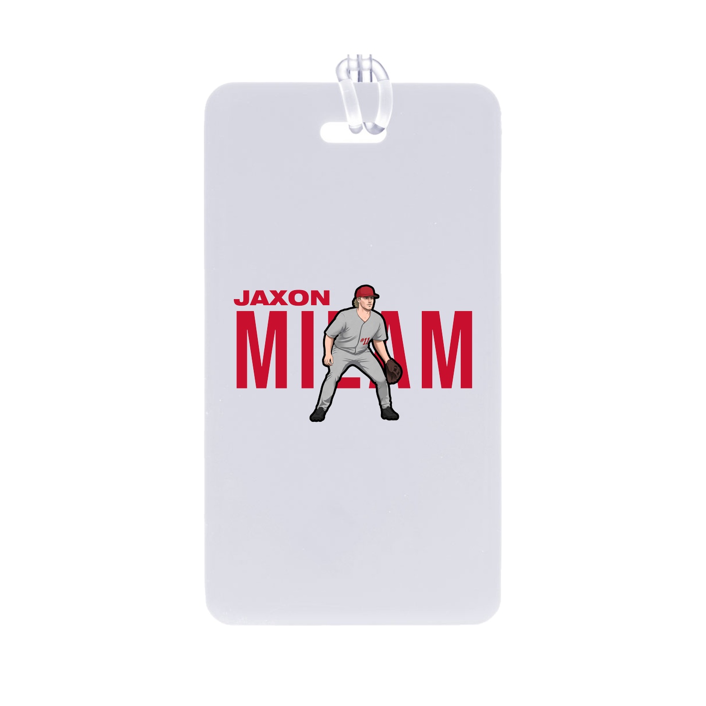 Bag Tag — Player Name in Classic