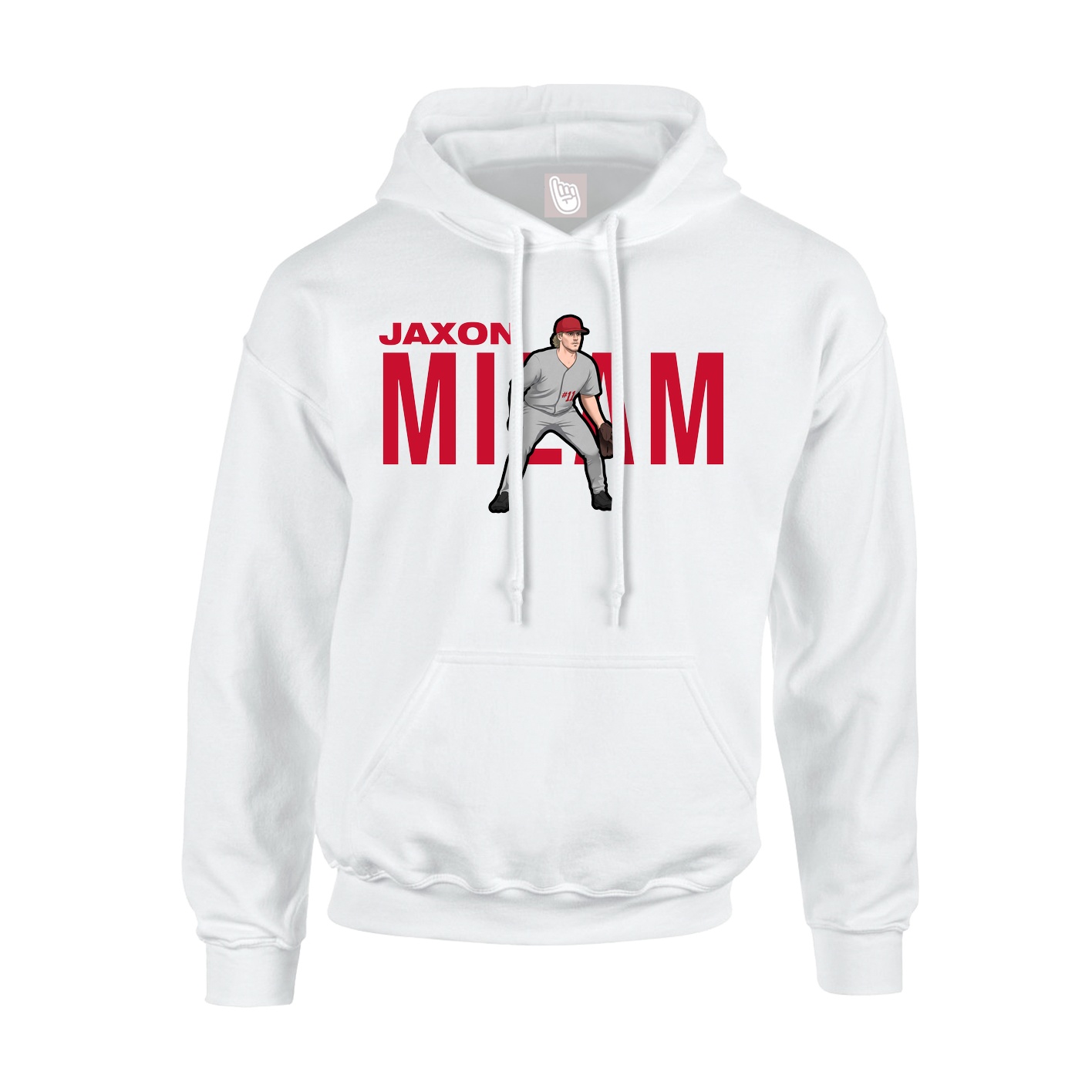 Hoodie — Player Name in White