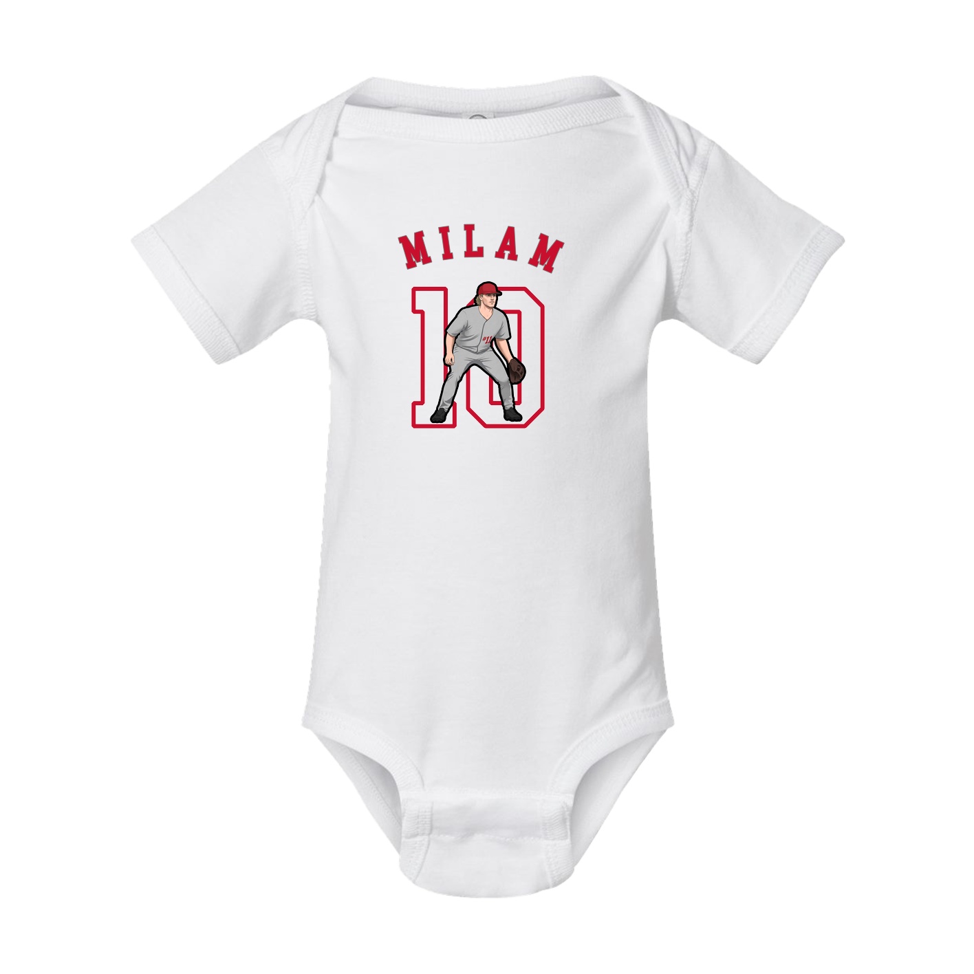 Baby Onesie — Shirsey Arch in White