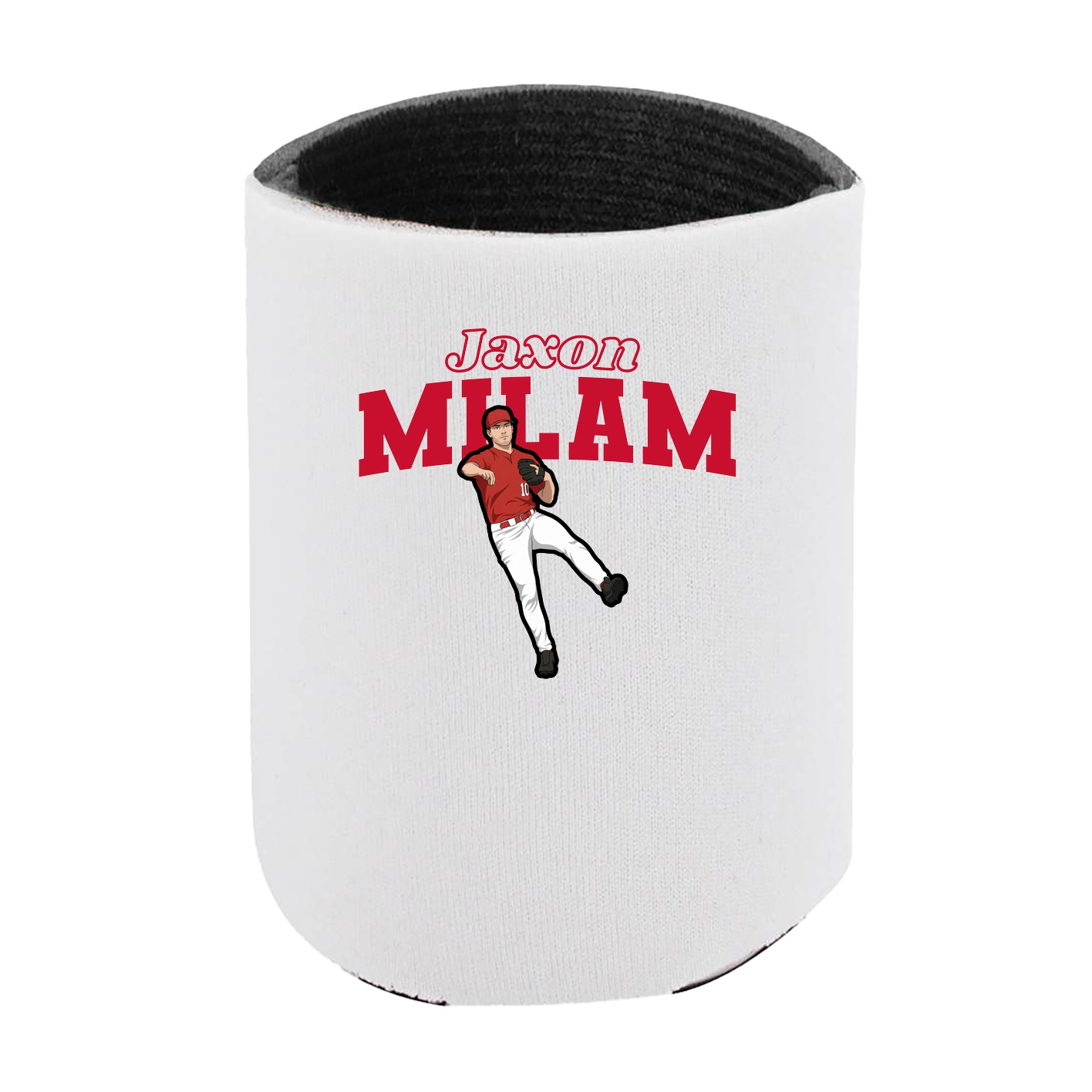 Can Holder — Name Arch in White