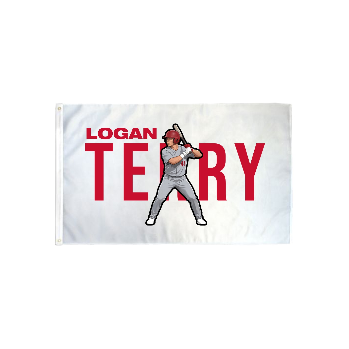 3x5 Flag — Player Name in Classic