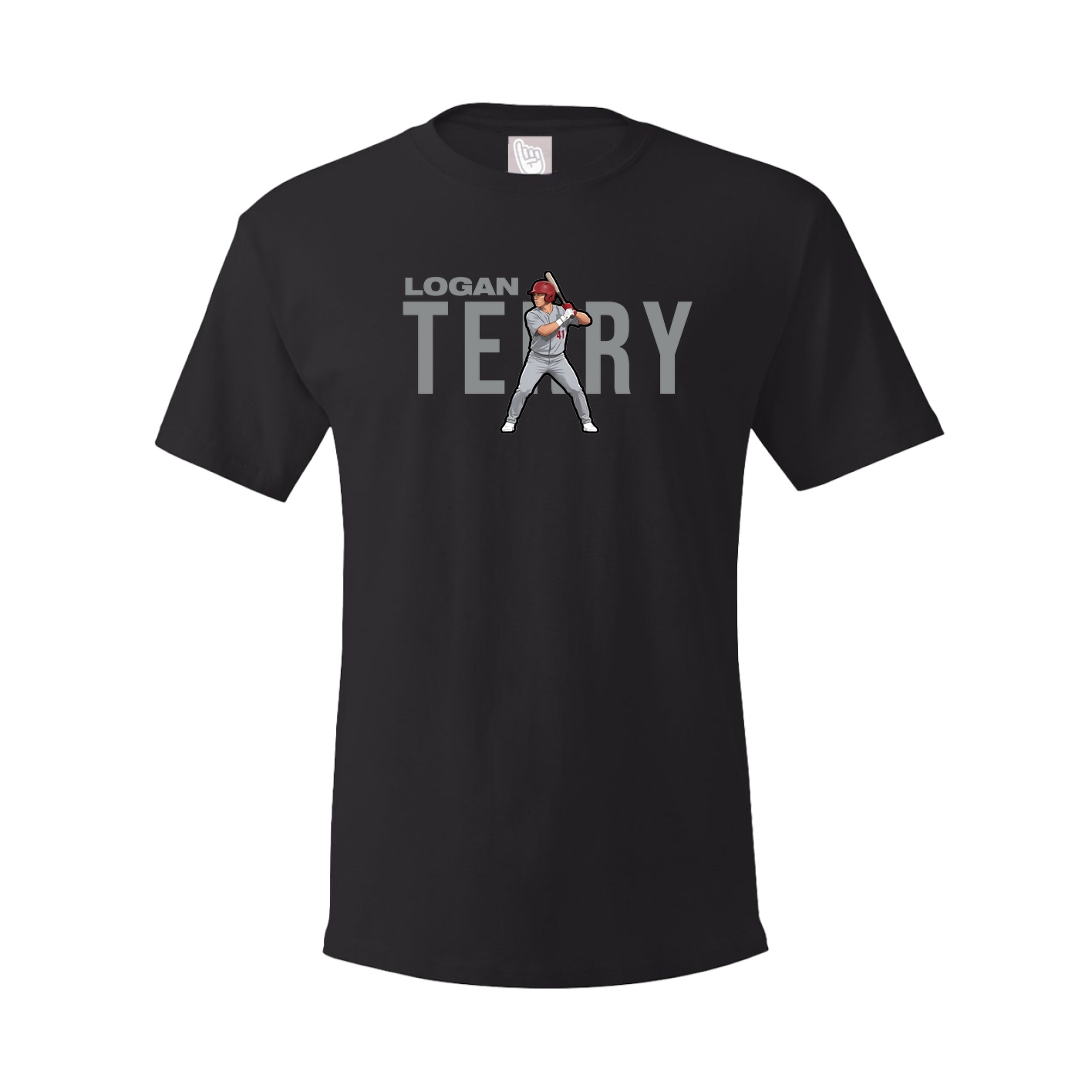 Tee — Player Name in Black