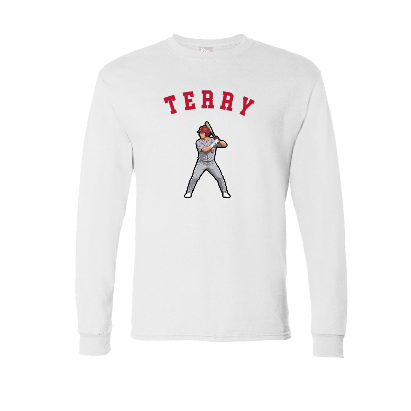 Long Sleeve Tee — Shirsey Arch in White