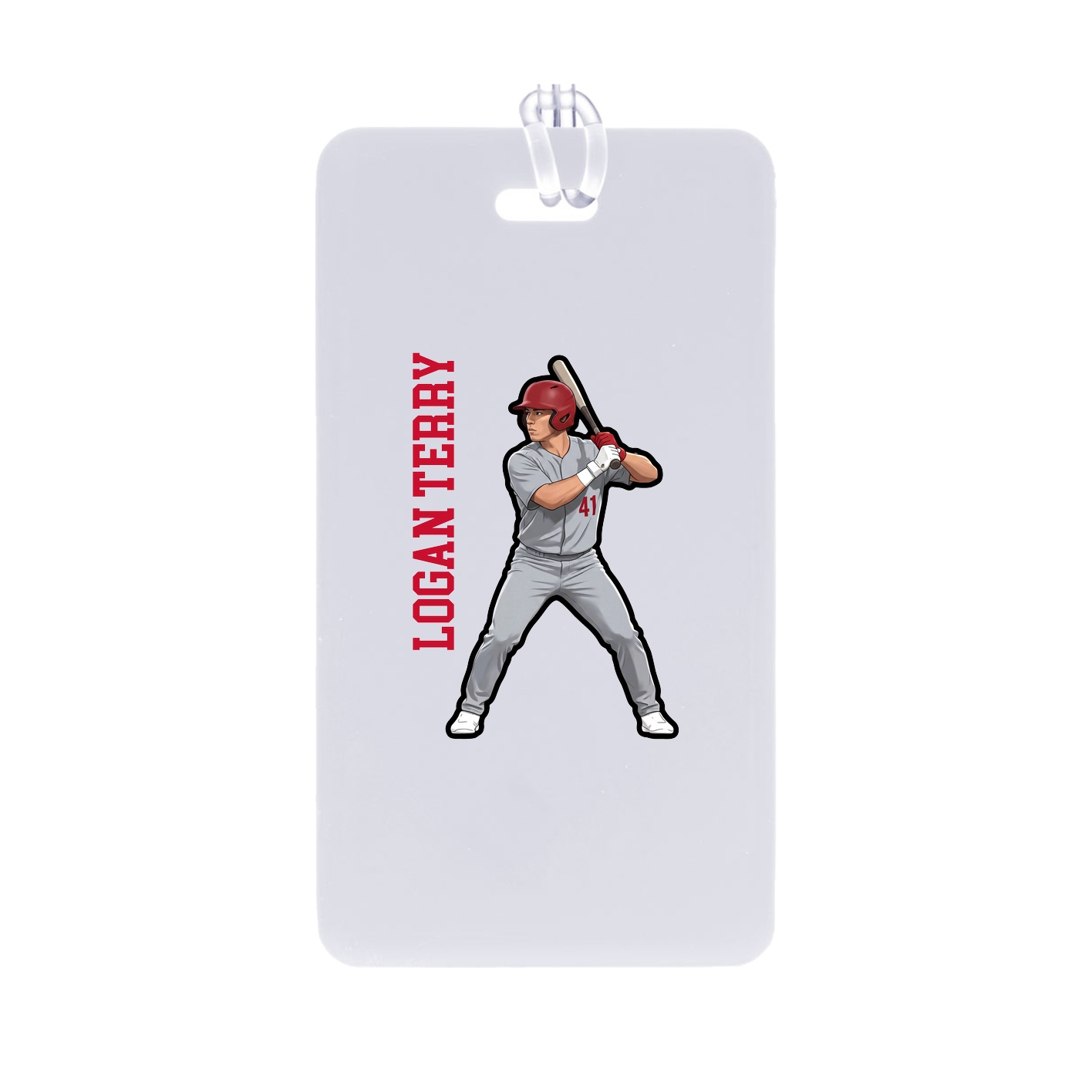 Bag Tag — Name Vertical in Classic