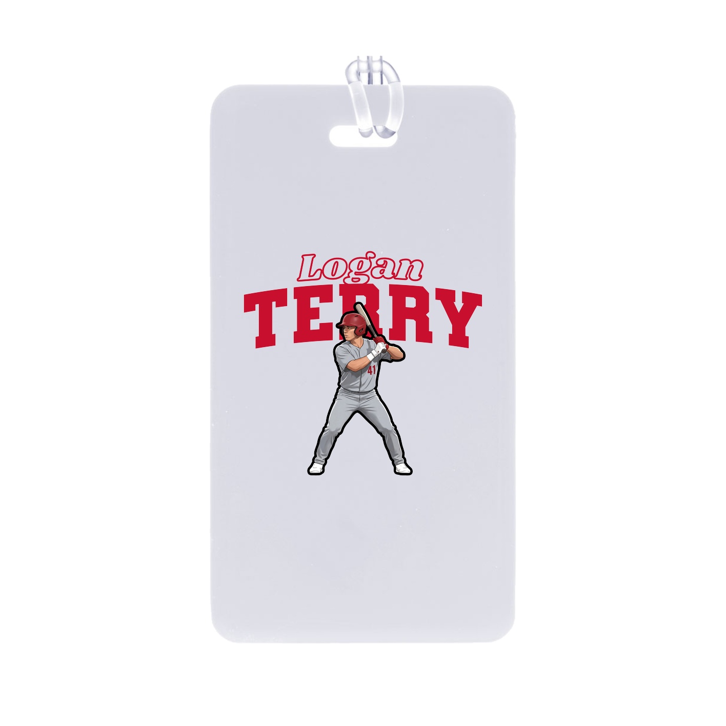 Bag Tag — Name Arch in Classic