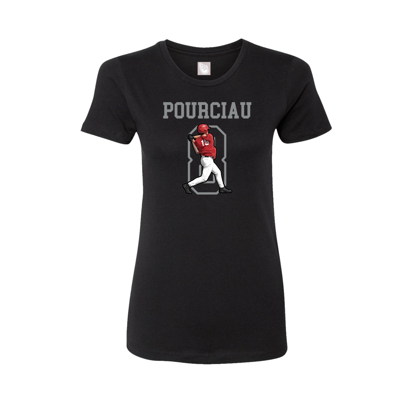 Fitted Women's Tee — Shirsey in Black