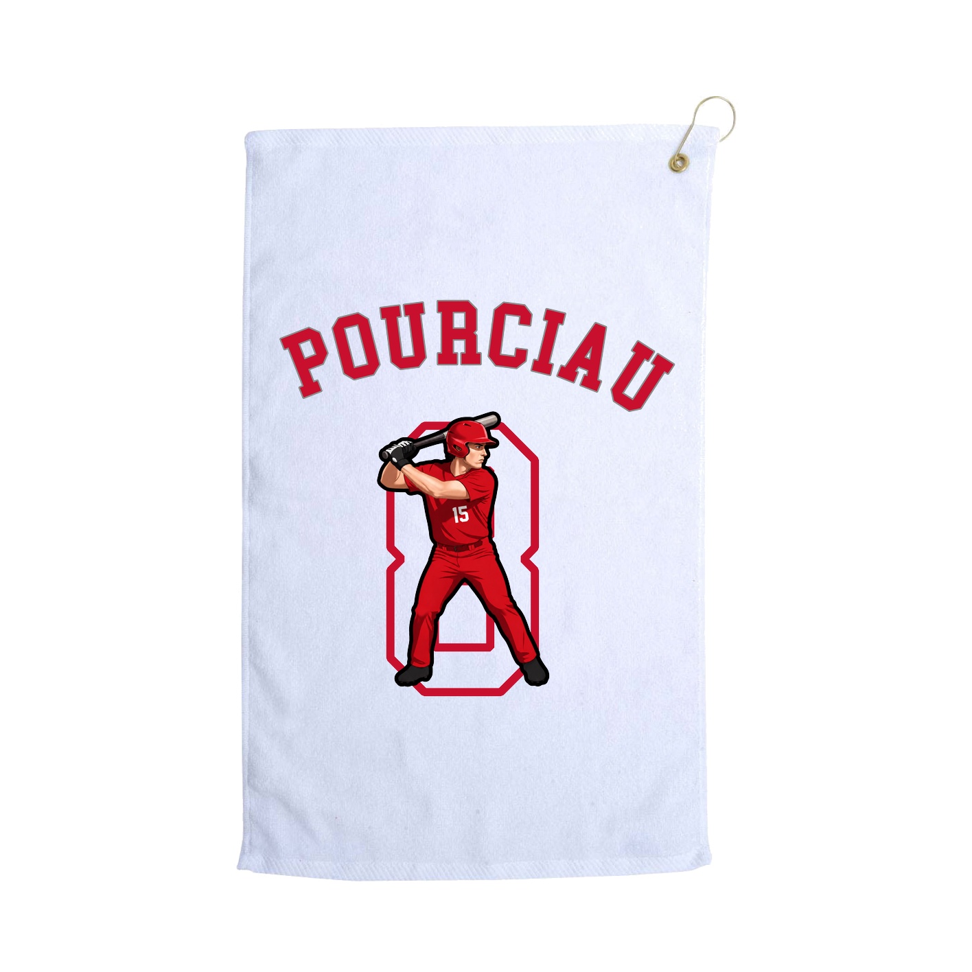 Golf Towel — Shirsey Arch in White