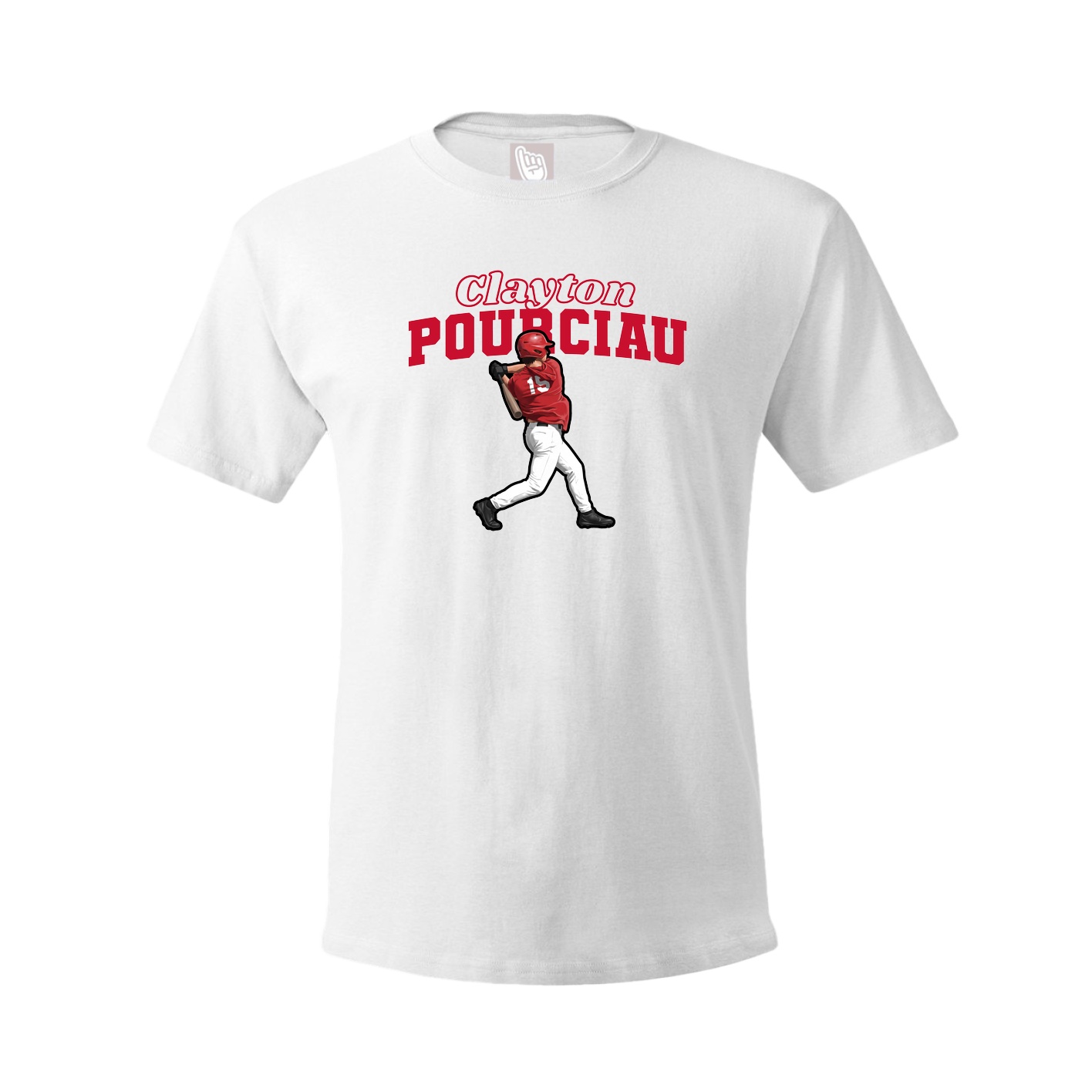 Tee — Name Arch in White