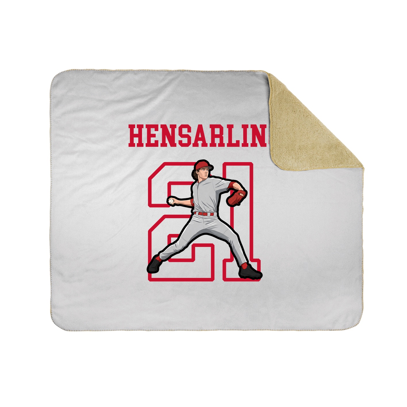 Throw Blanket — Shirsey in White
