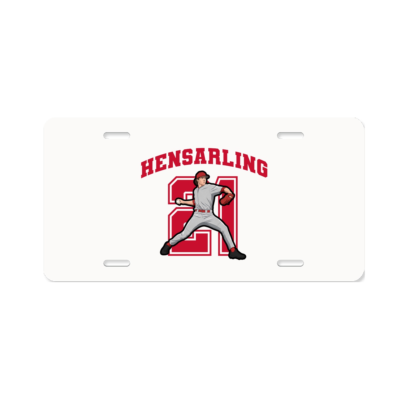 License Plate — Number in Classic
