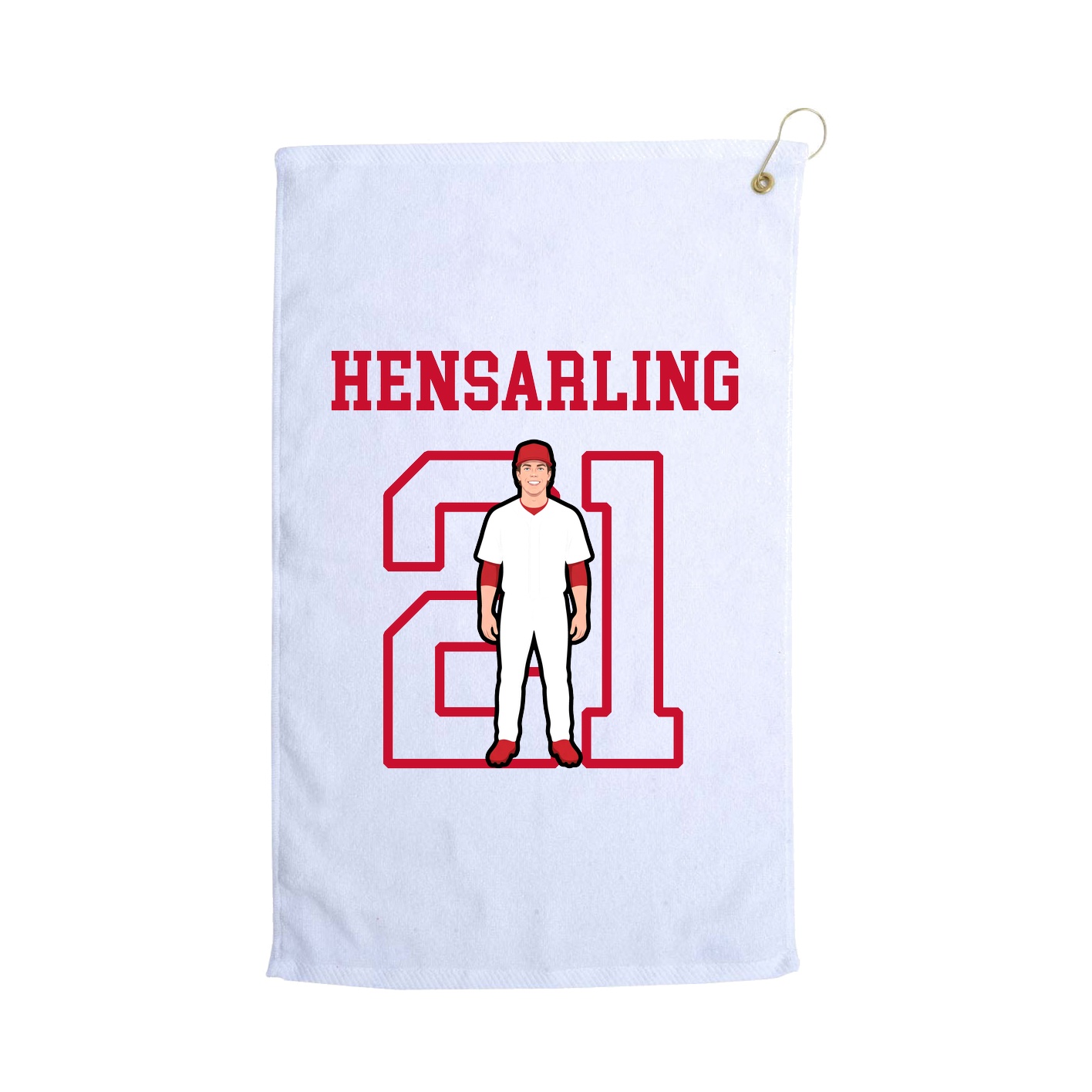 Golf Towel — Shirsey in White