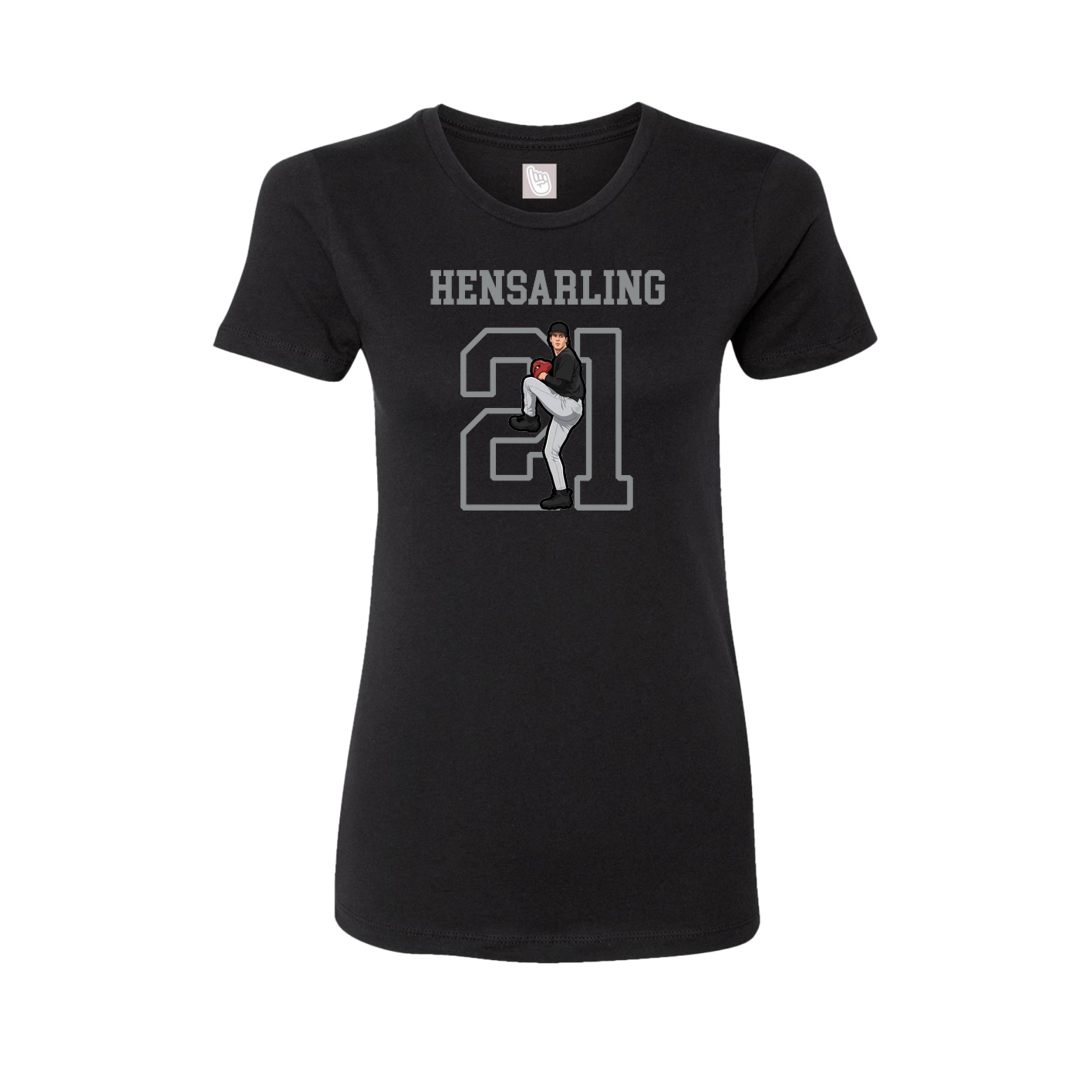 Fitted Women's Tee — Shirsey in Black