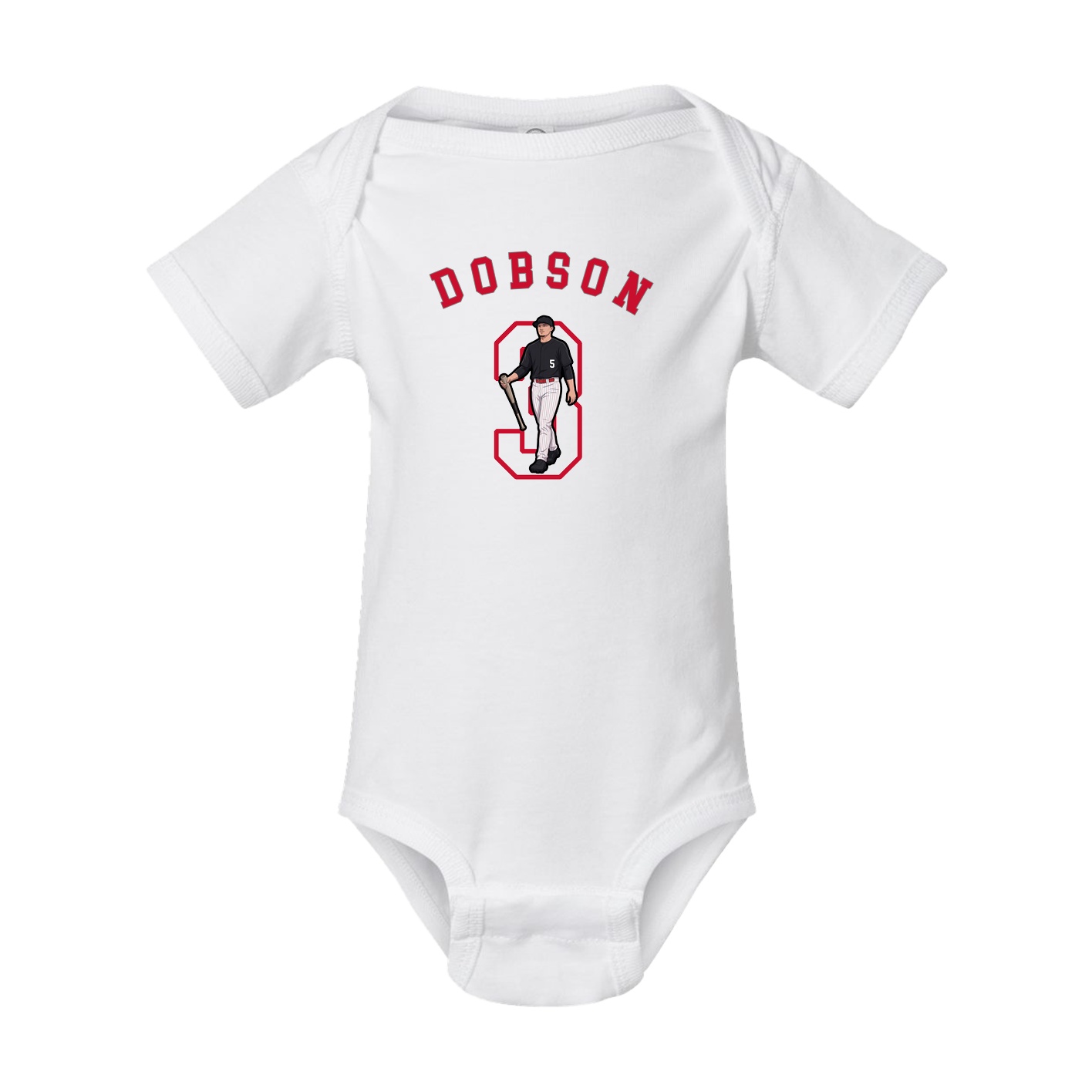 Baby Onesie — Shirsey Arch in White