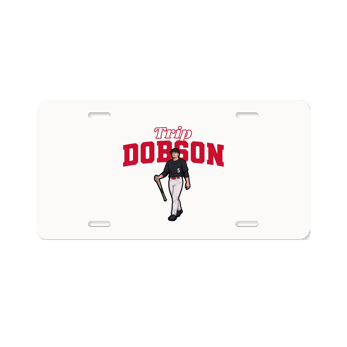 License Plate — Name Arch in Classic