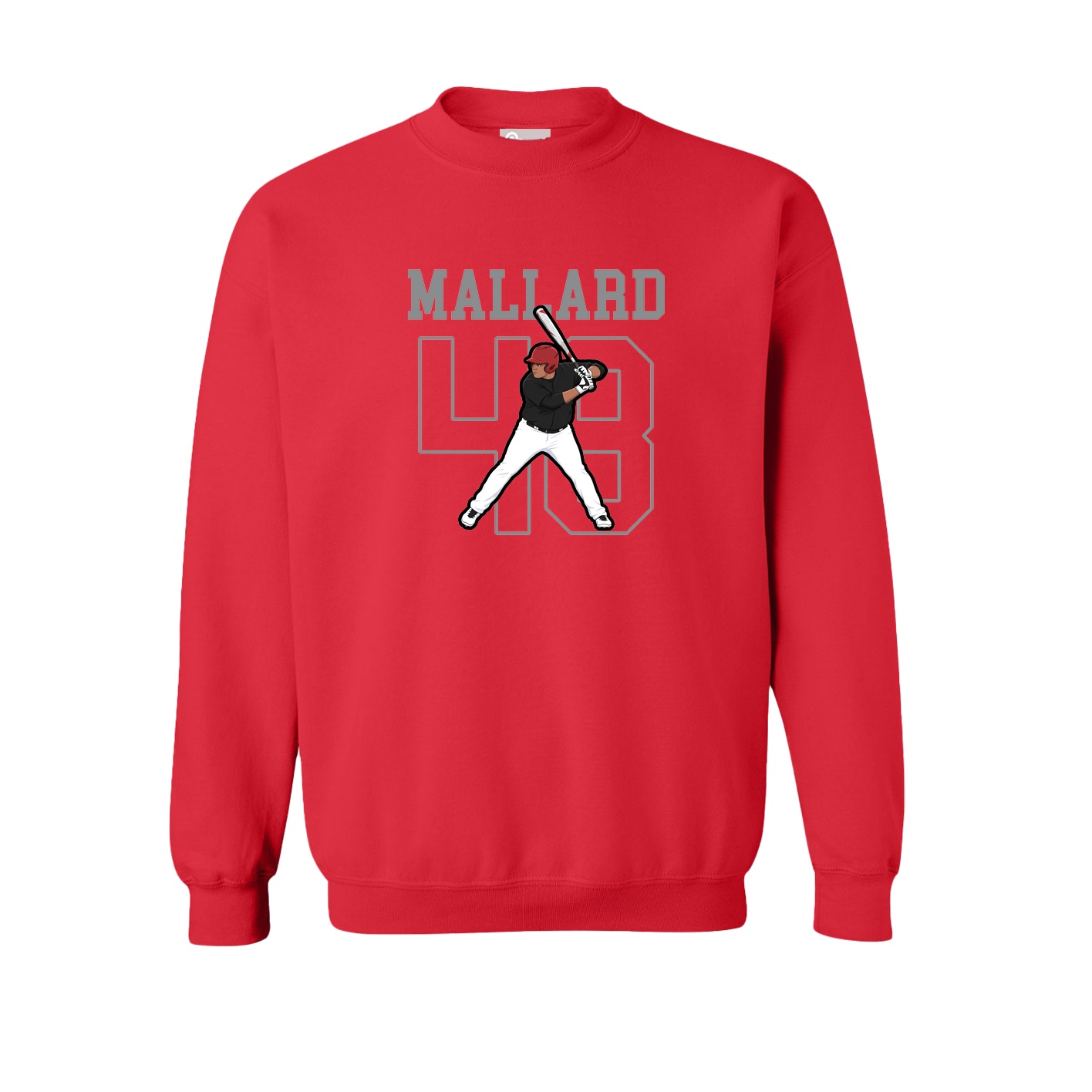 Fleece Crew — Shirsey in Red