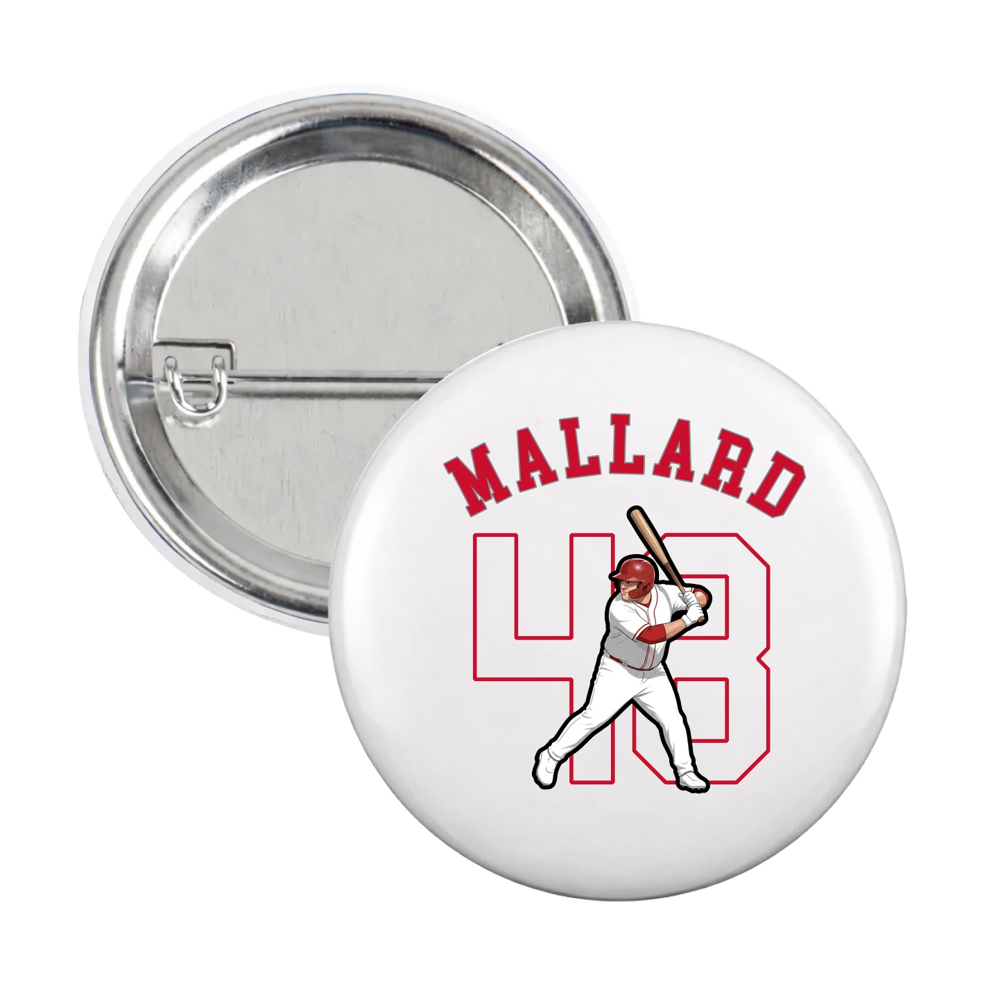 Game Day Button — Shirsey Arch in White