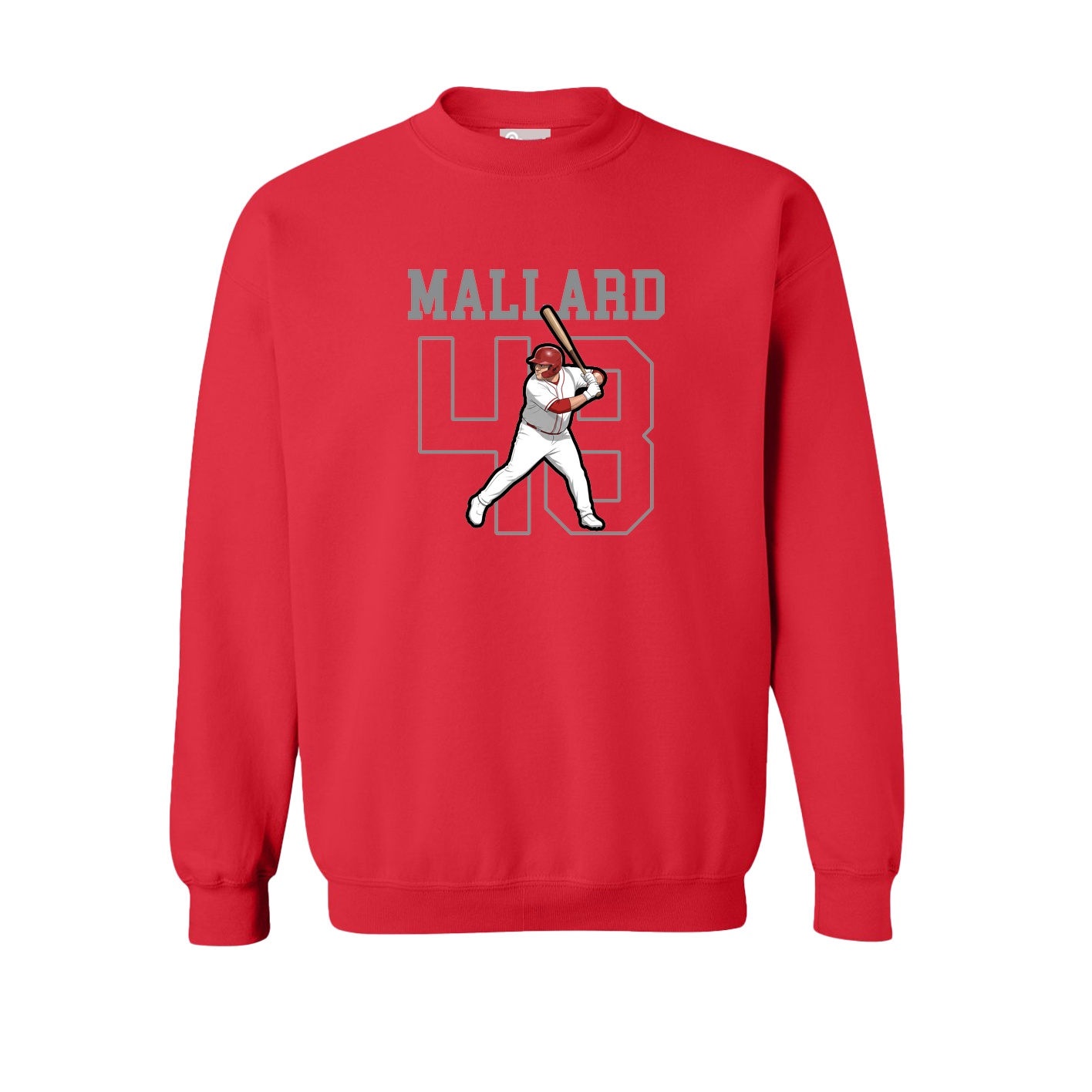 Fleece Crew — Shirsey in Red