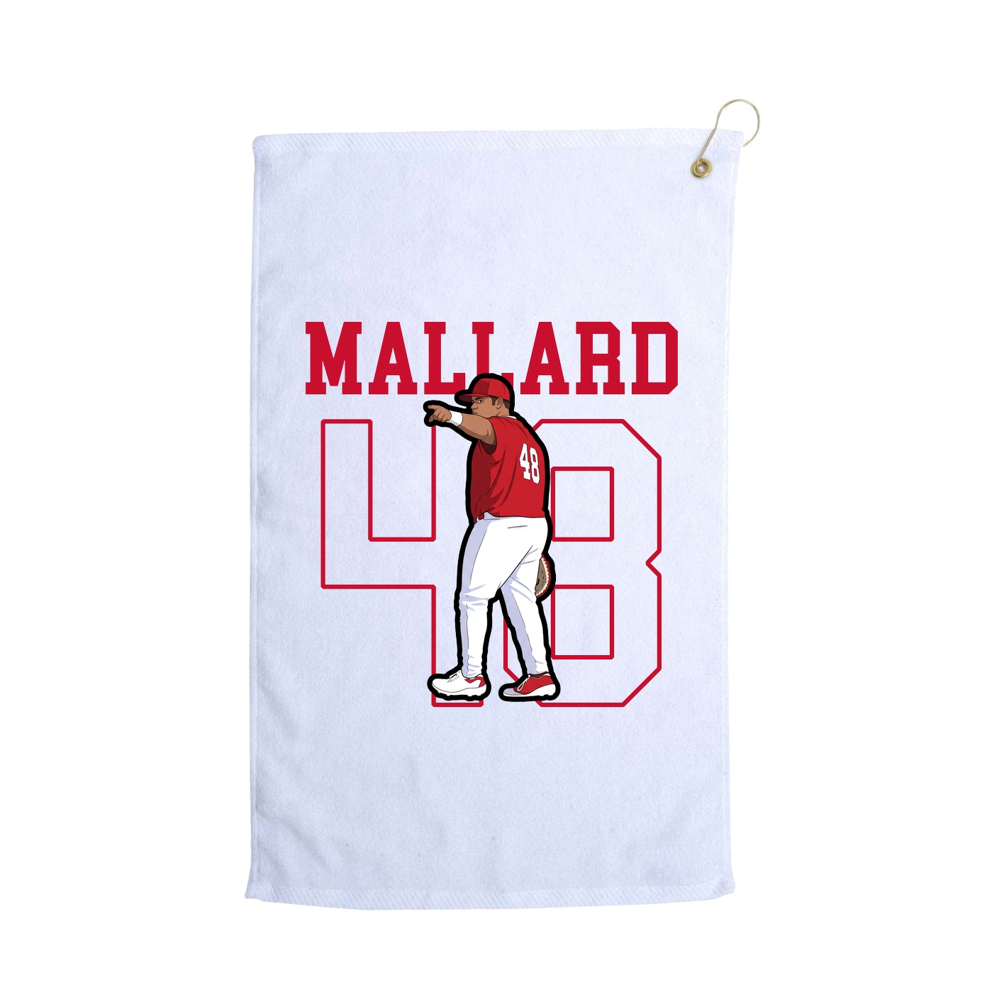 Golf Towel — Shirsey in White