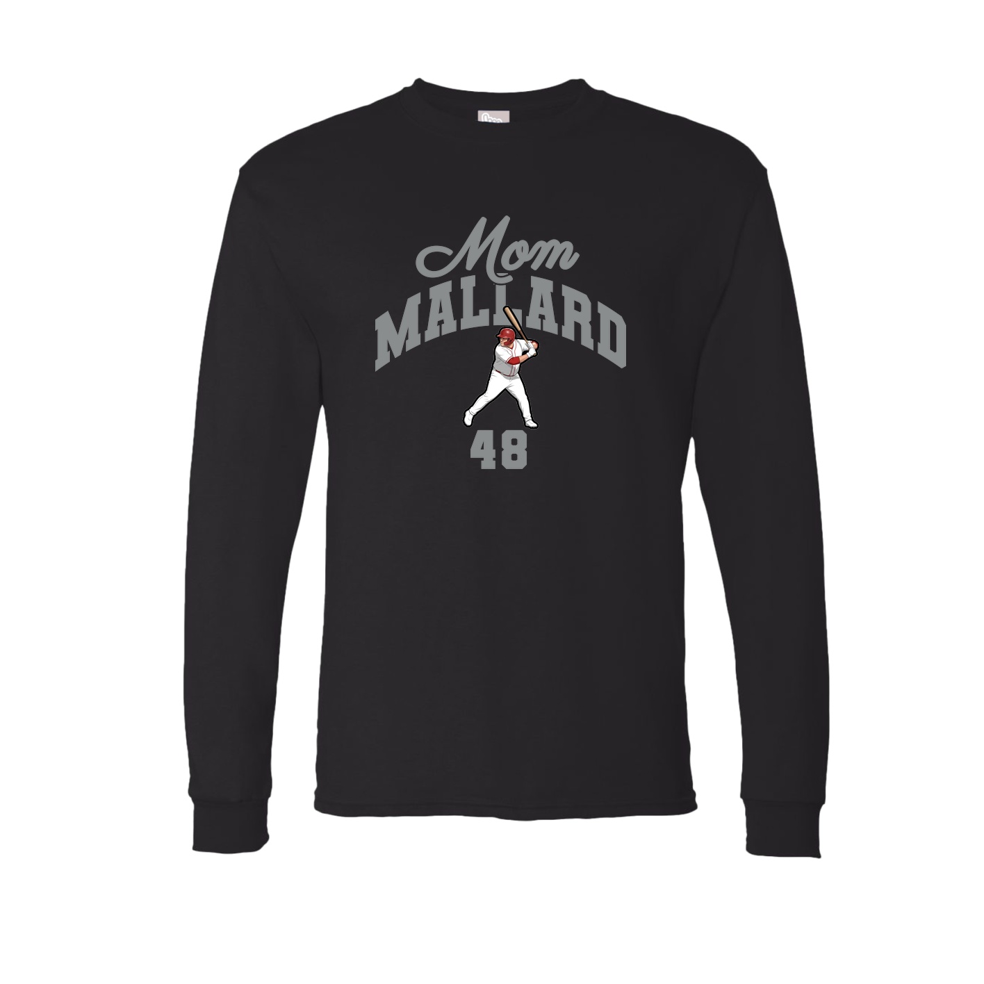 Long Sleeve Tee — Mothers Day Arch in Black