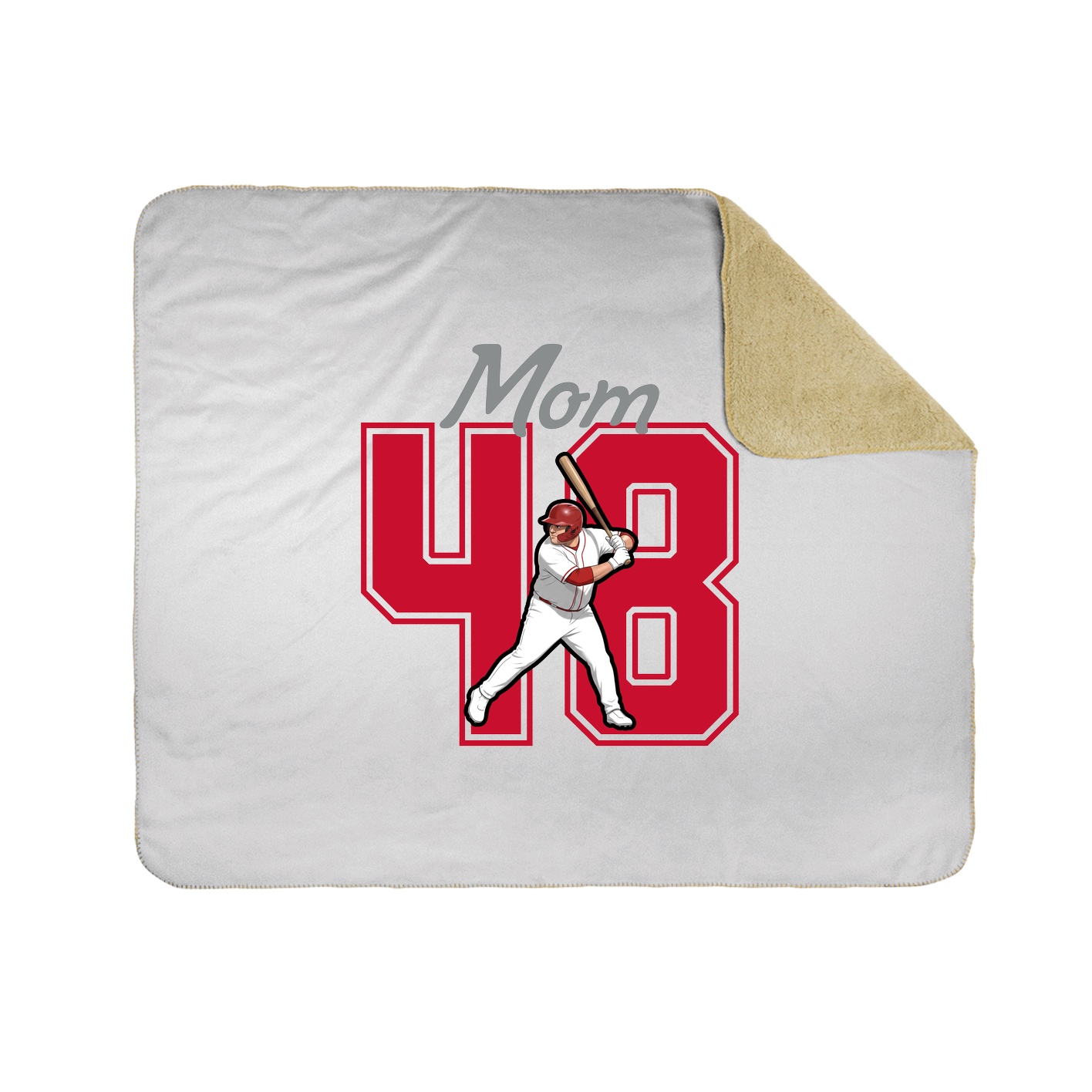 Throw Blanket — Mothers Day Shirsey in White