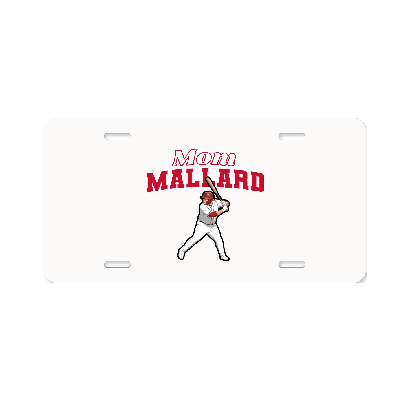 License Plate — Mothers Day Block in Classic