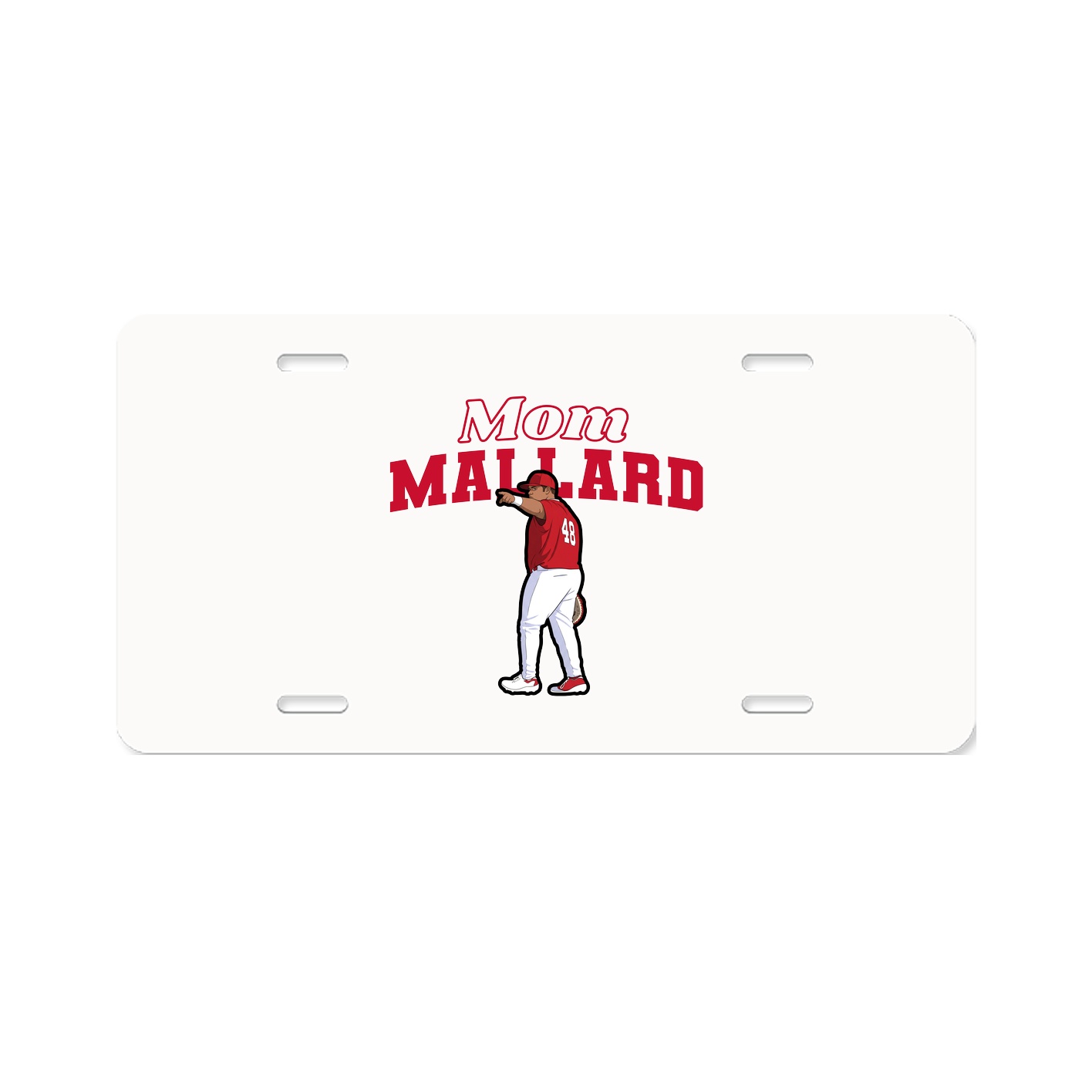 License Plate — Mothers Day Block in Classic