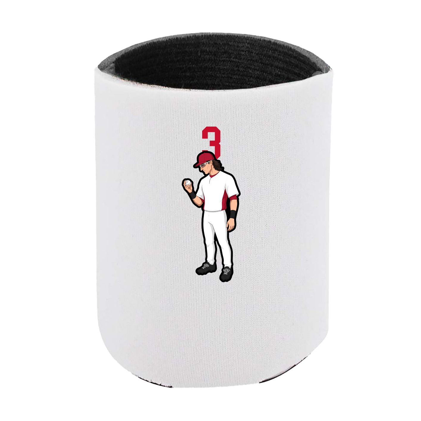 Can Holder — Number Top in White