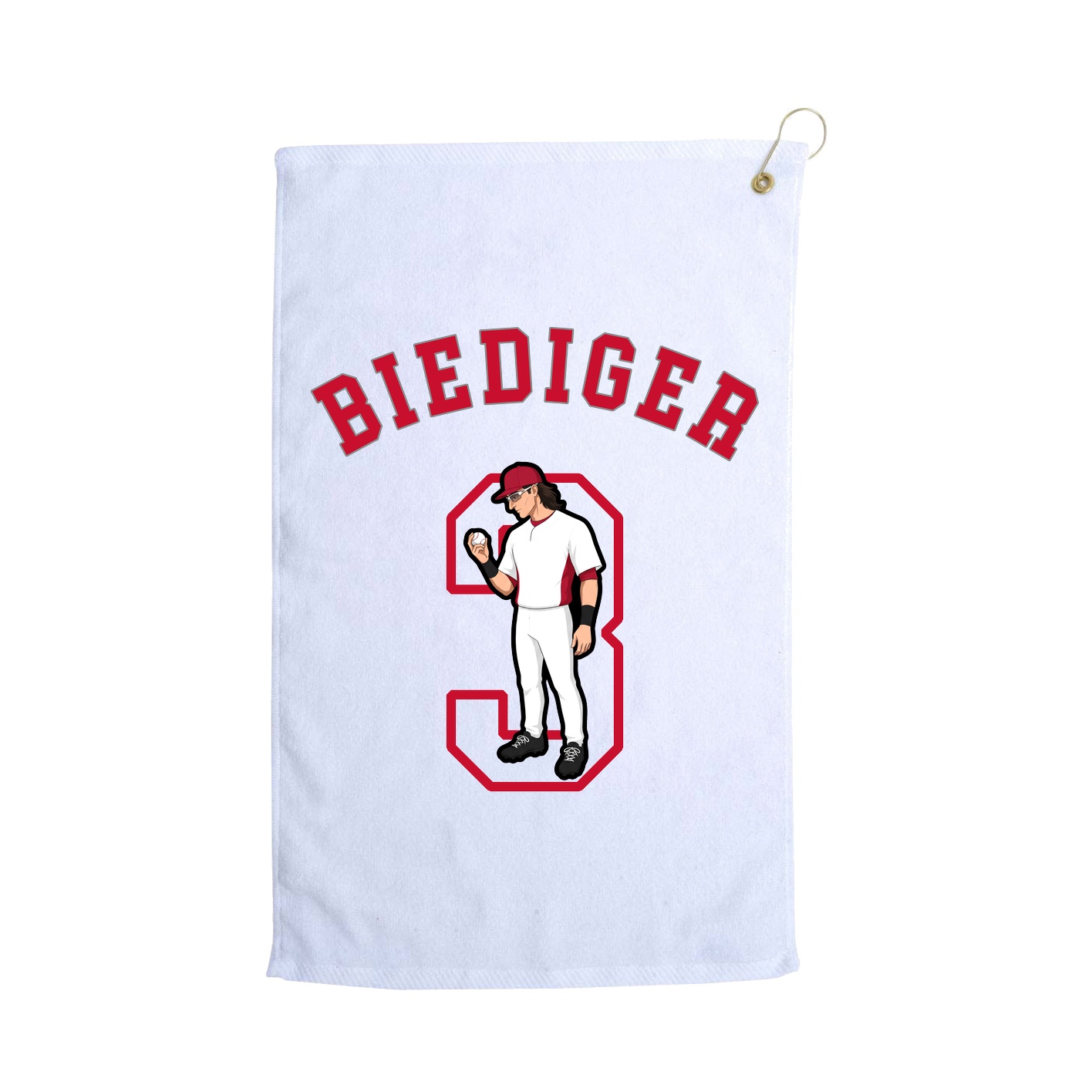 Golf Towel — Shirsey Arch in White