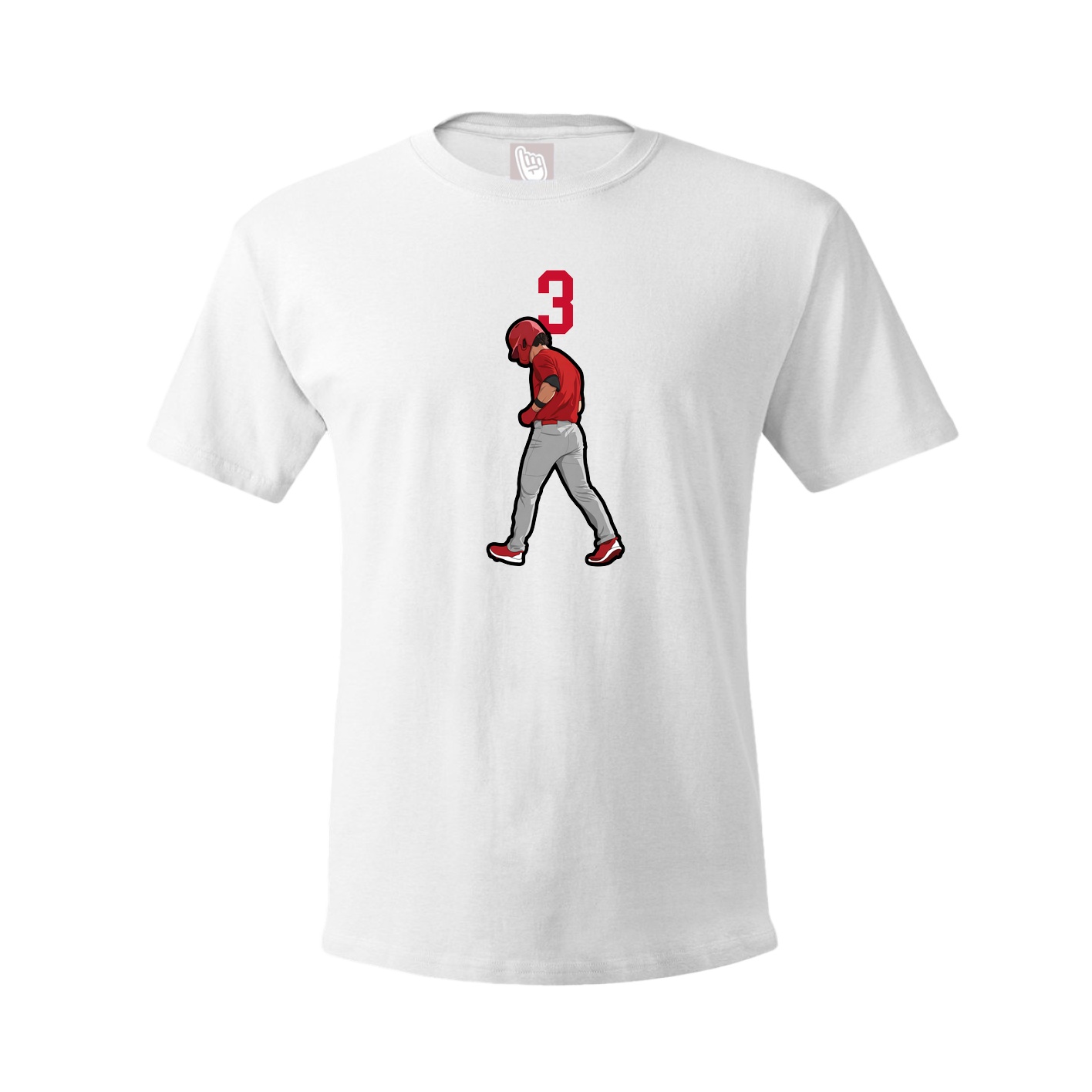 Tee — Number Top in White