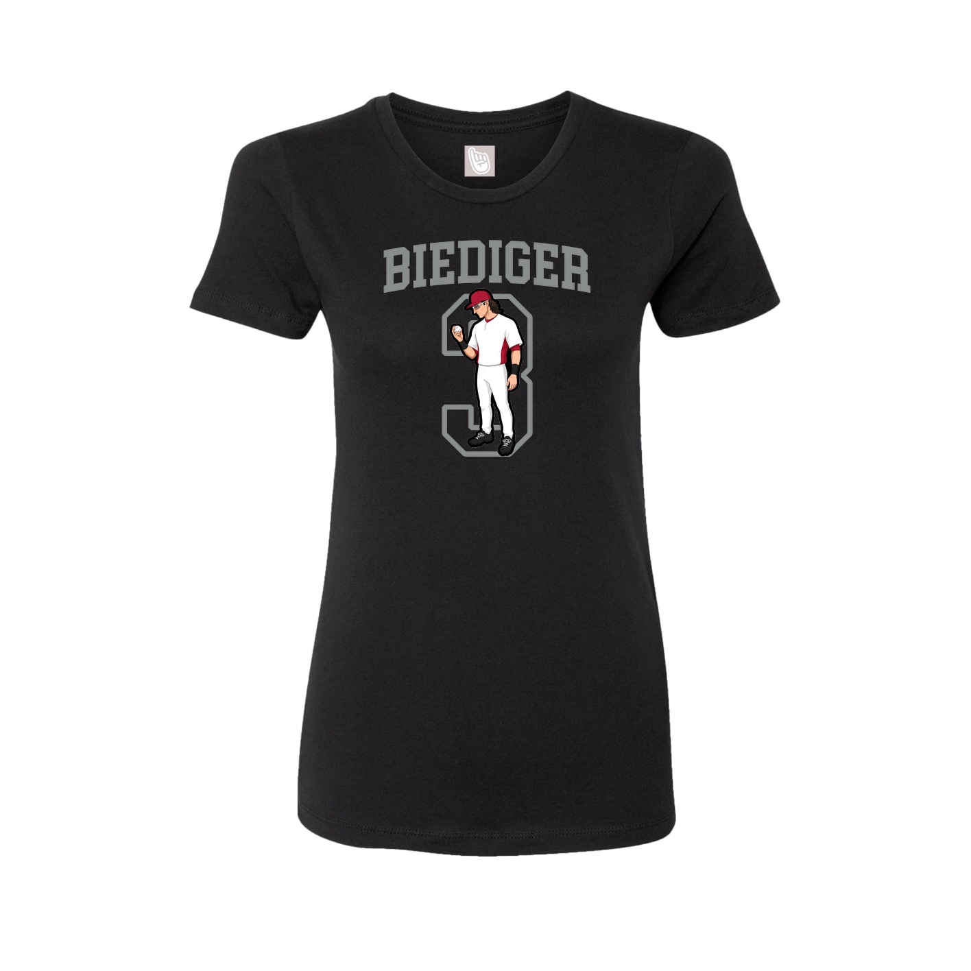 Fitted Women's Tee — Shirsey in Black