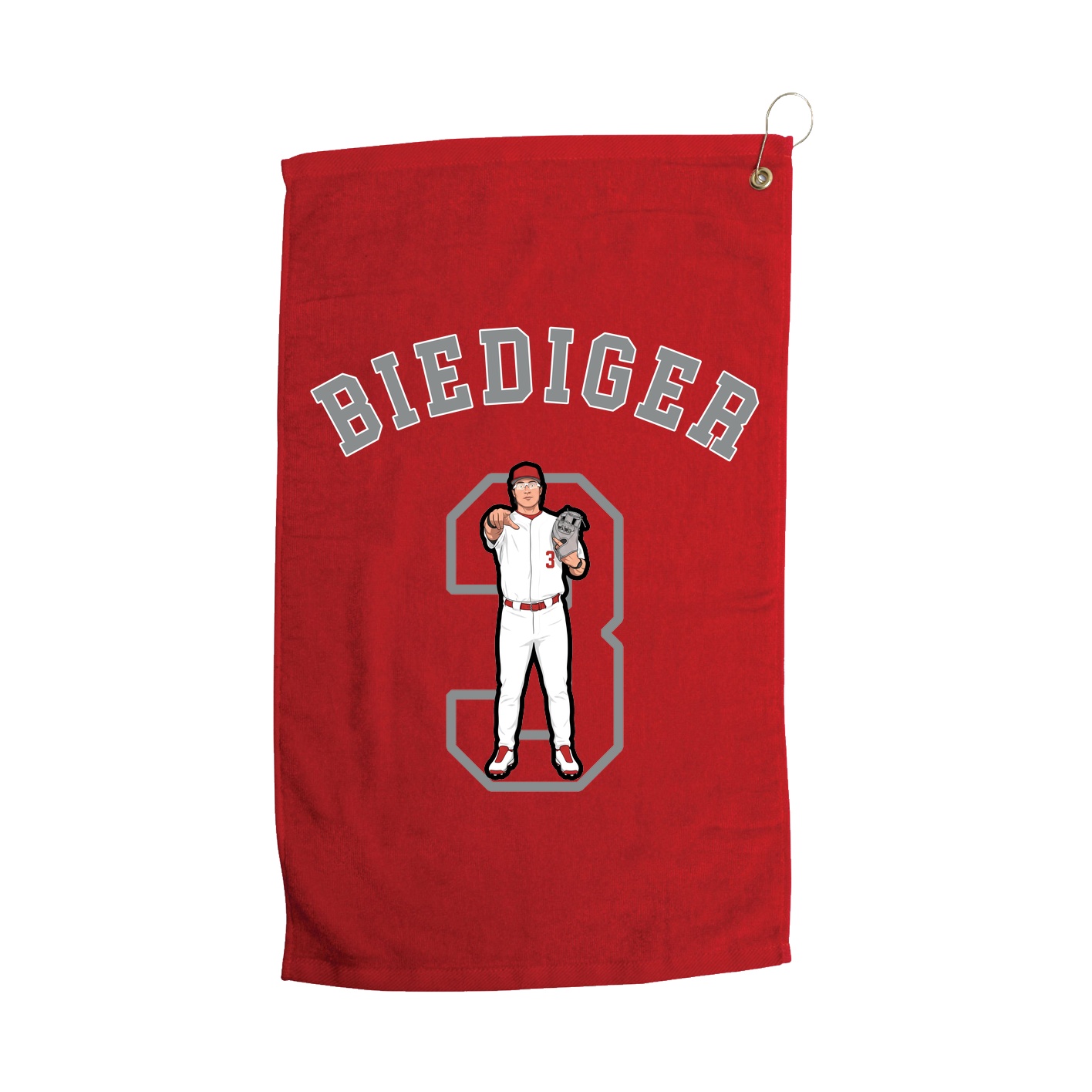 Golf Towel — Shirsey Arch in Red