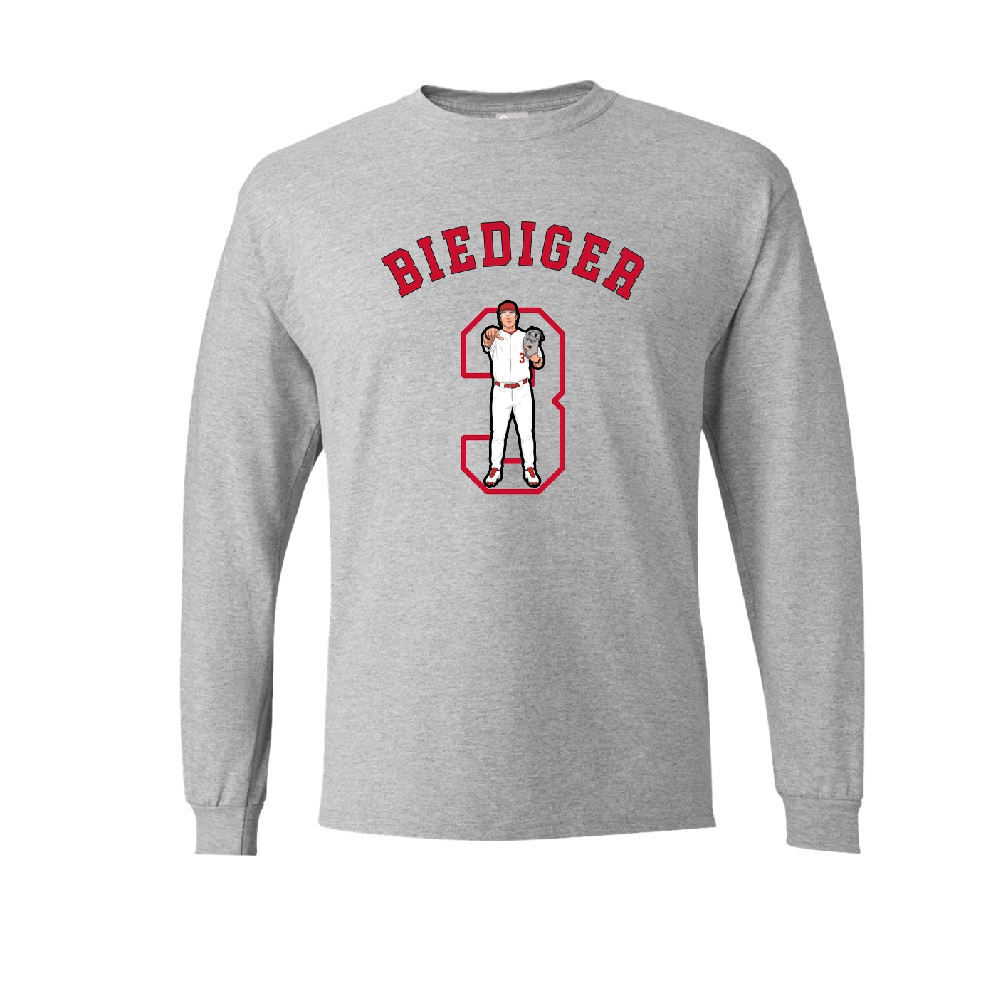 Long Sleeve Tee — Shirsey Arch in Grey