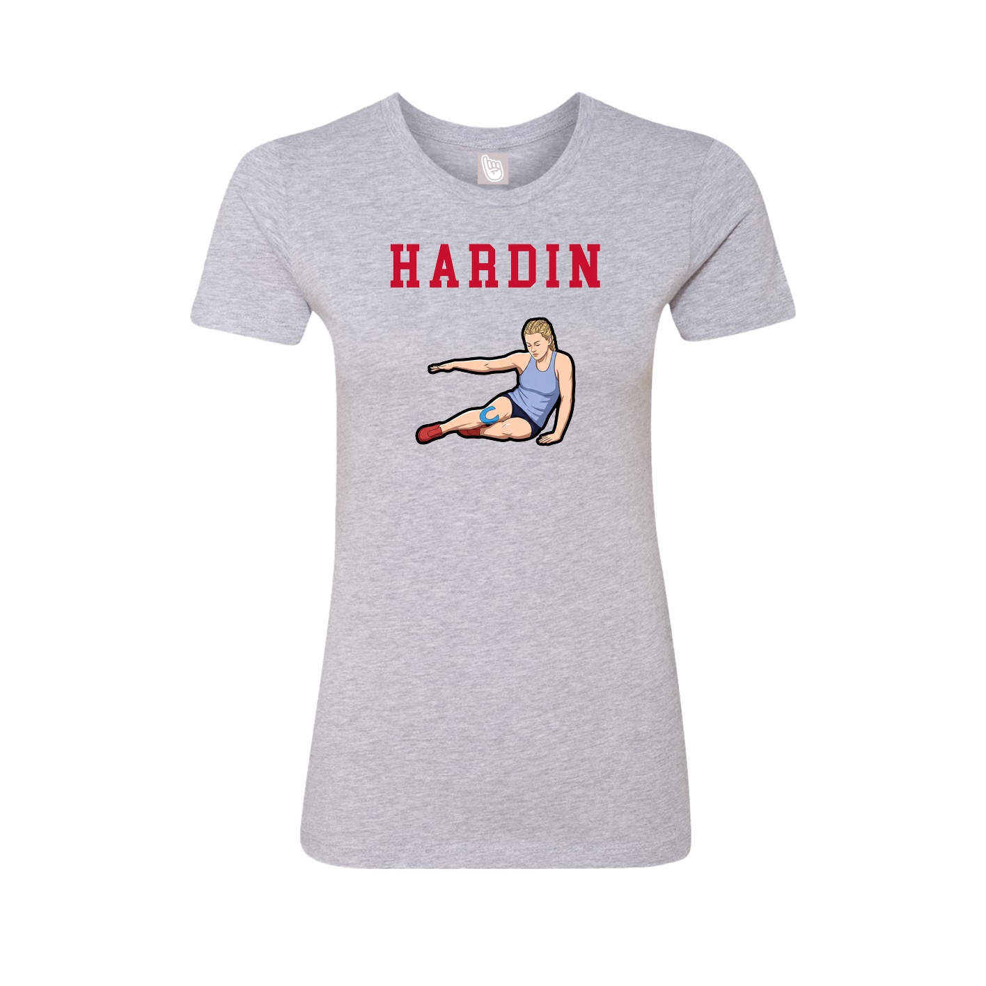 Fitted Women's Tee — Shirsey in Grey