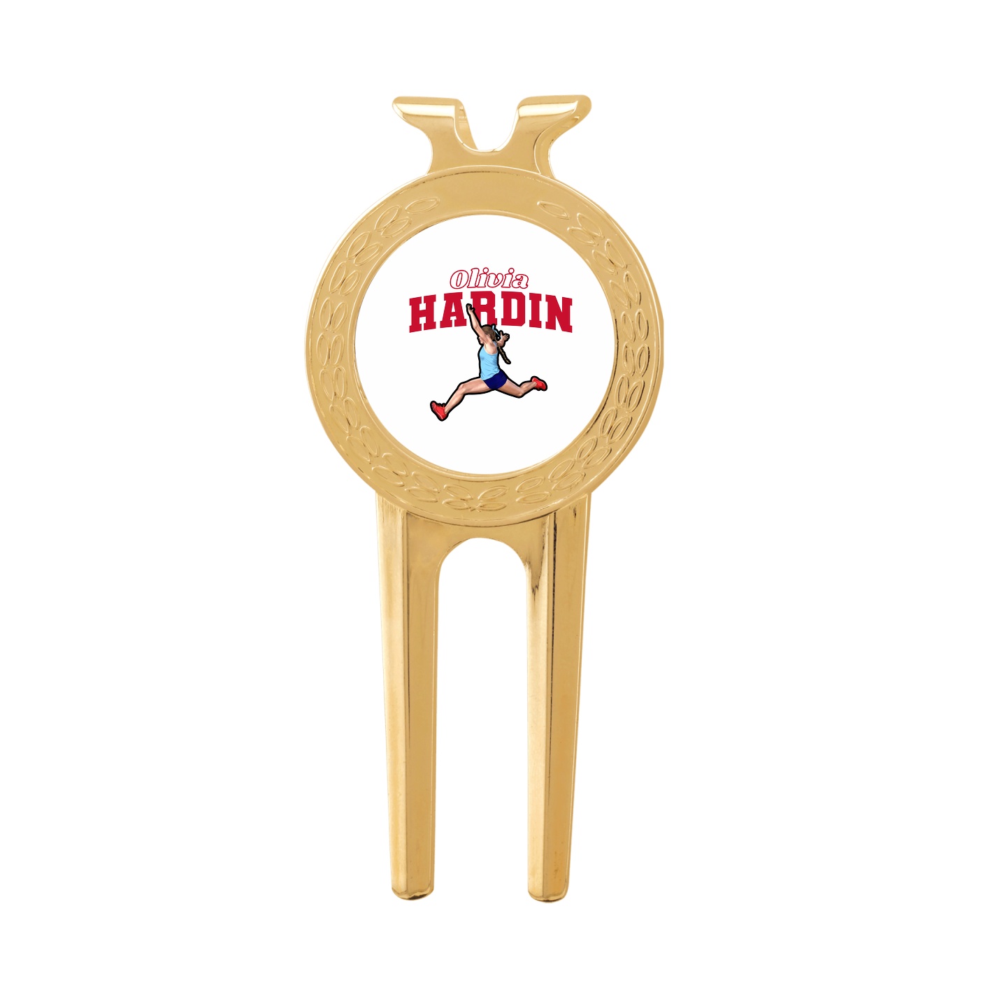 Divot Tool with Ball Marker — Name Arch in Classic
