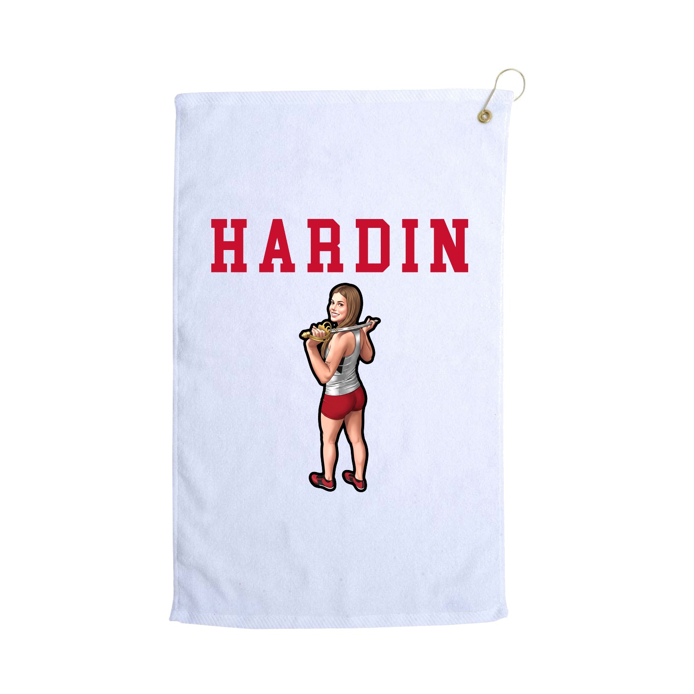 Golf Towel — Shirsey in White
