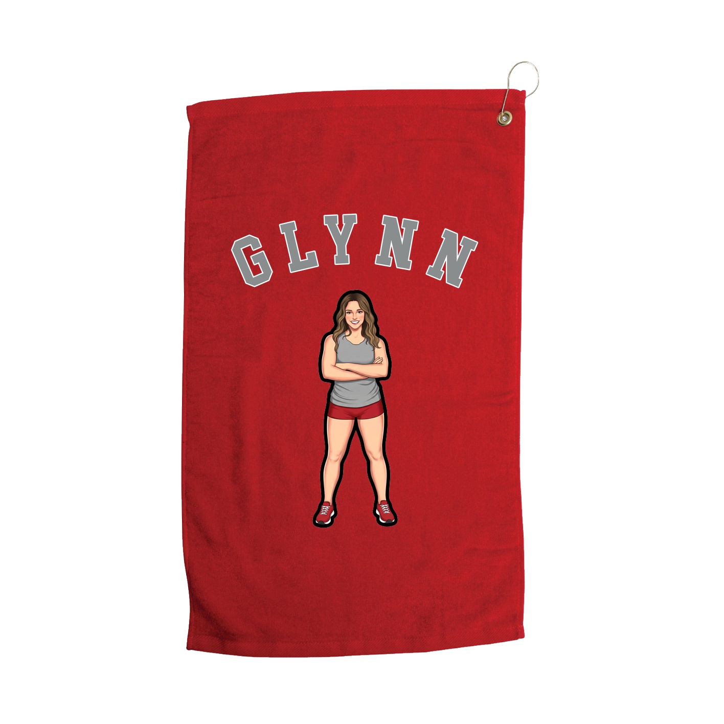Golf Towel — Shirsey Arch in Red