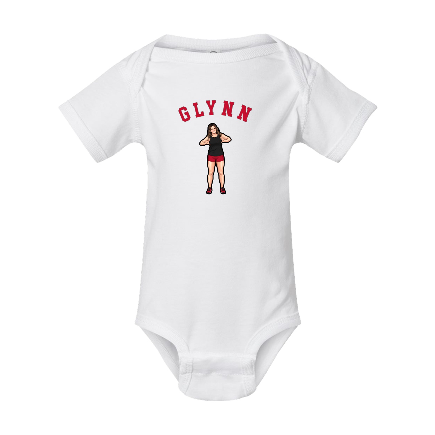Baby Onesie — Shirsey Arch in White