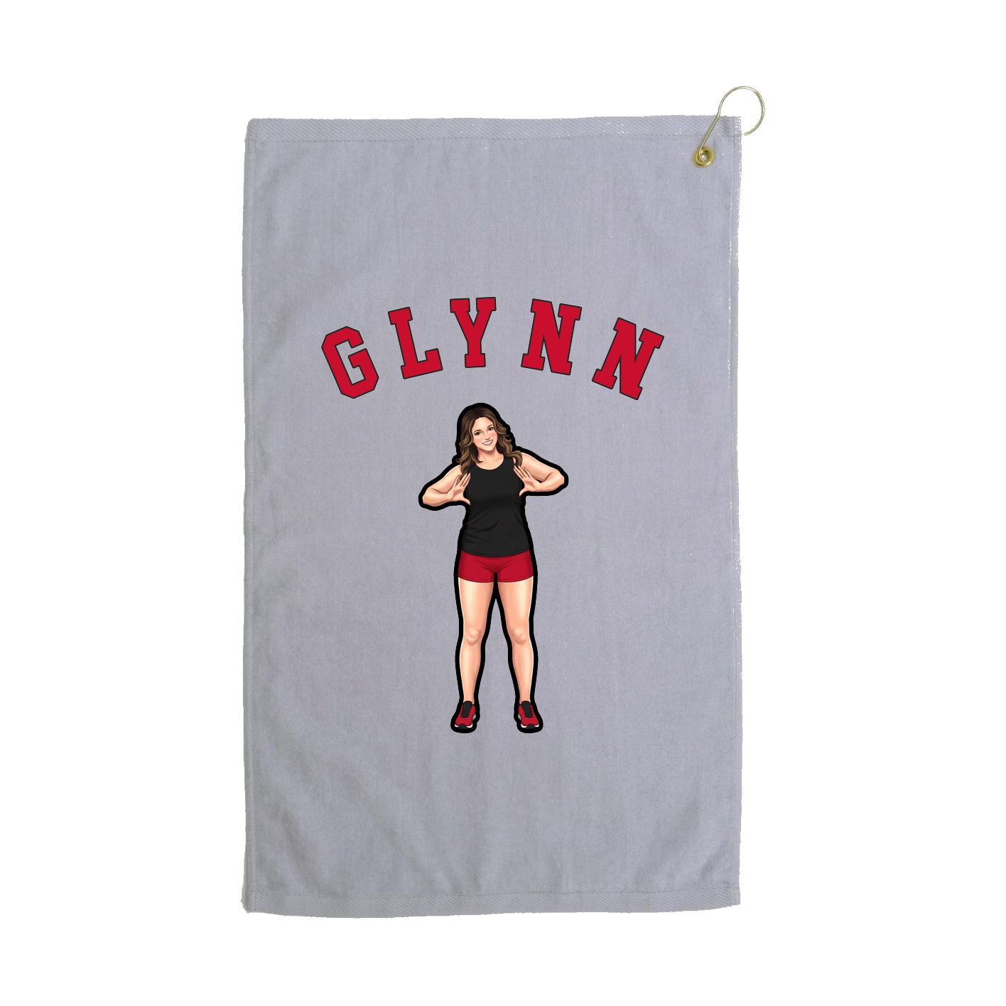 Golf Towel — Shirsey Arch in Grey
