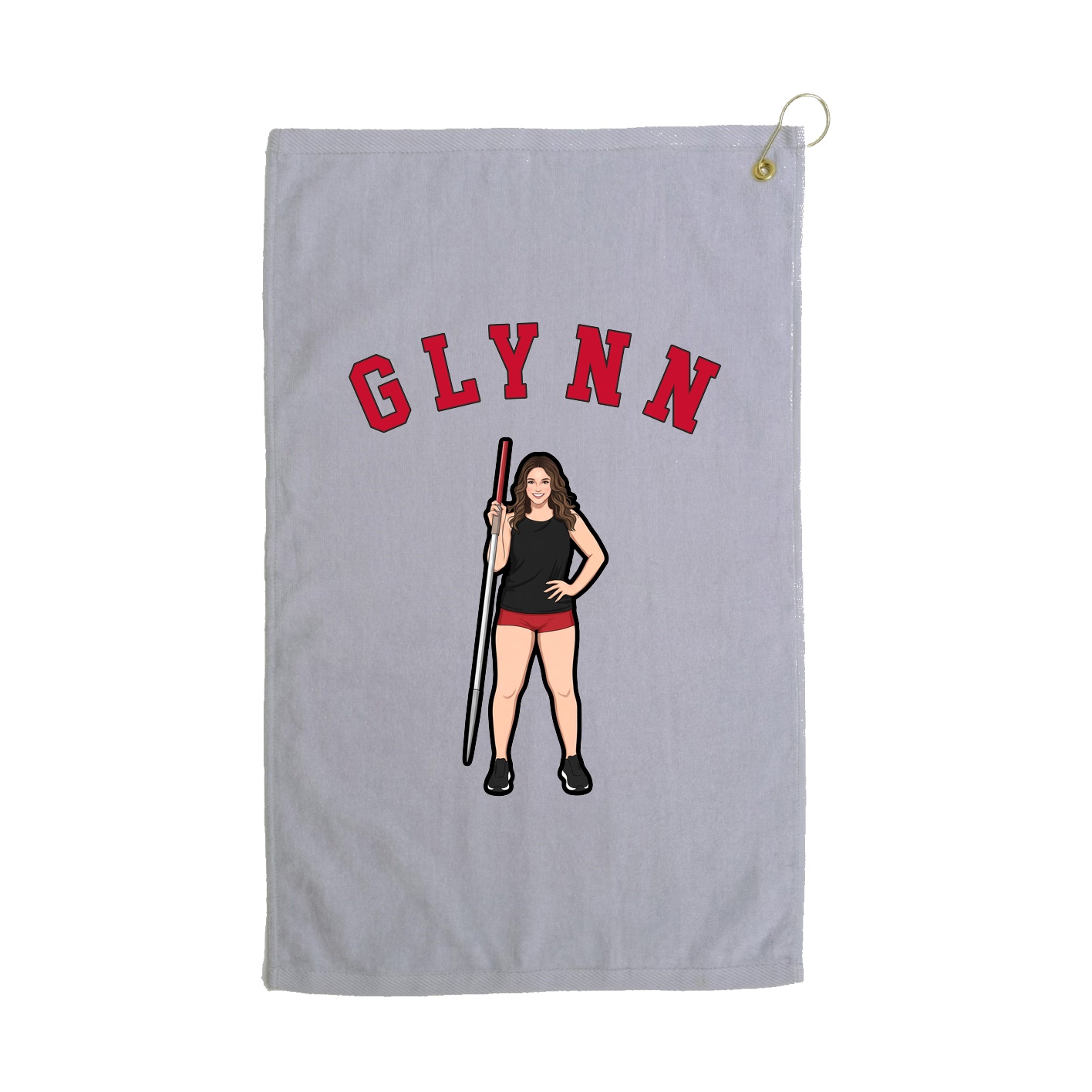 Golf Towel — Shirsey Arch in Grey