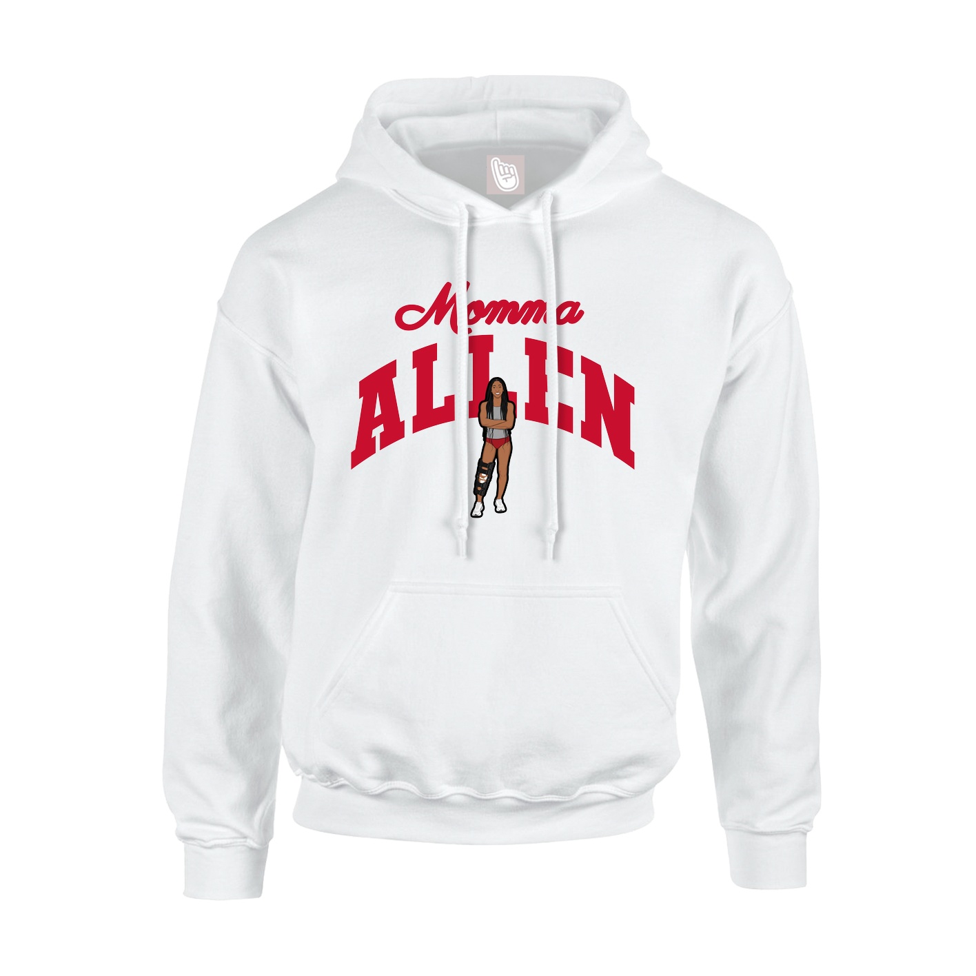 Hoodie — Mothers Day Arch in White
