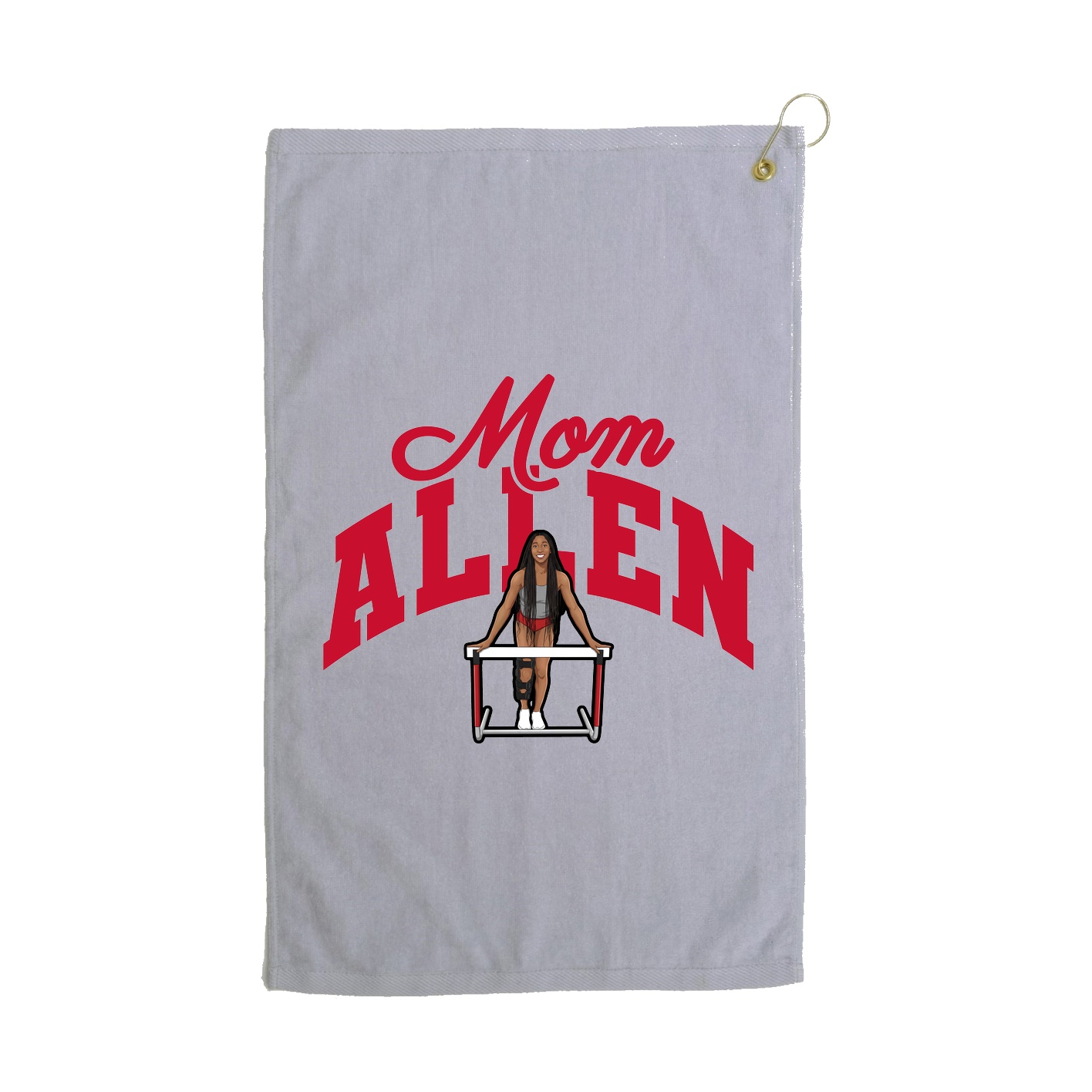 Golf Towel — Mothers Day Arch in Grey