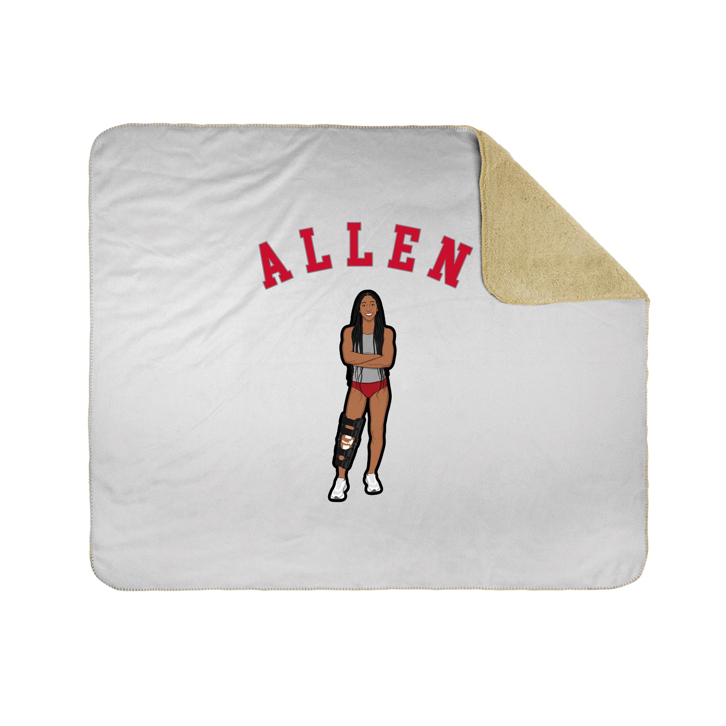 Throw Blanket — Shirsey Arch in White