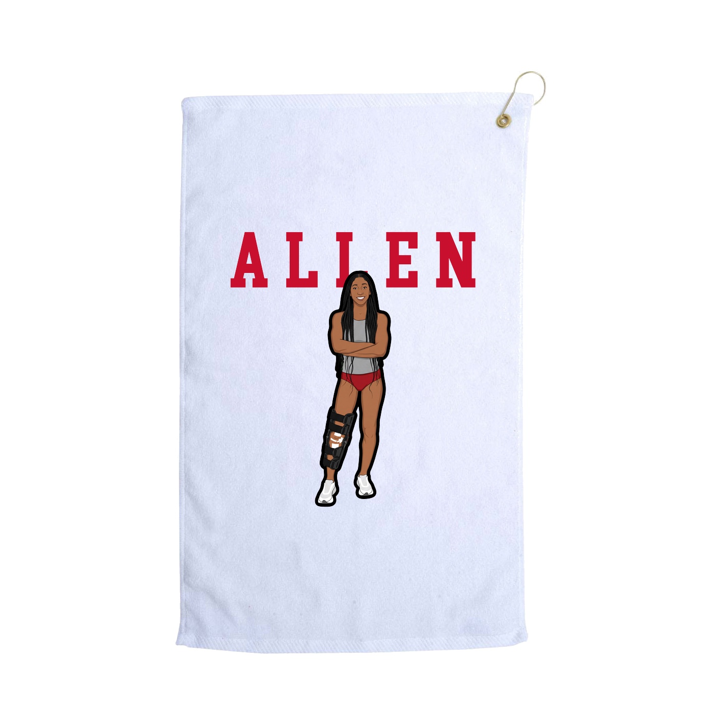 Golf Towel — Shirsey in White