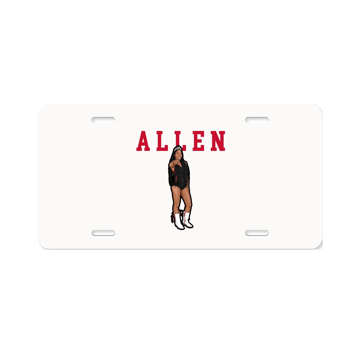 License Plate — Shirsey in Classic