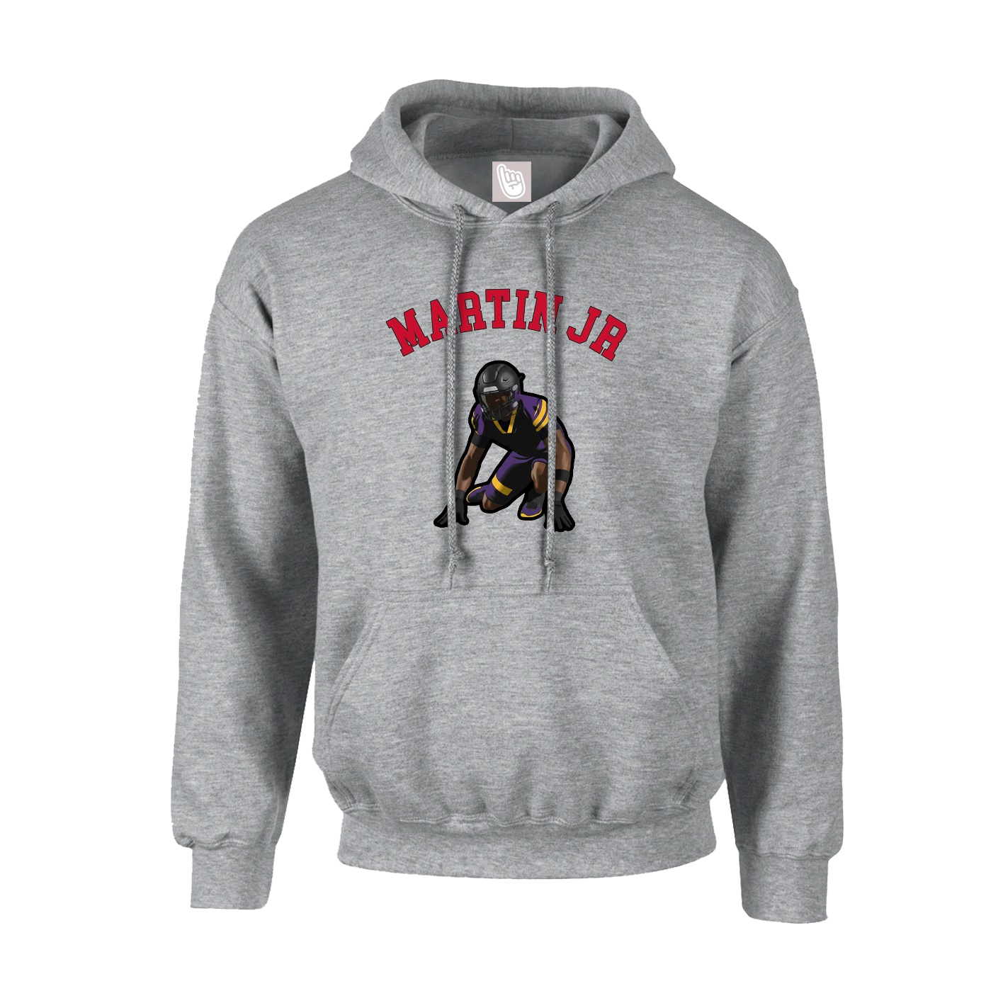 Youth Hoodie — Shirsey Arch in Grey