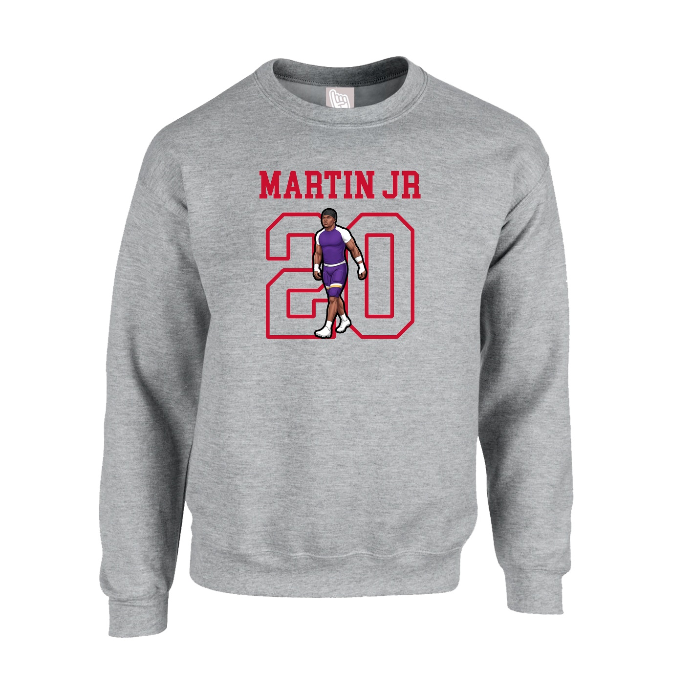 Fleece Crew — Shirsey in Grey