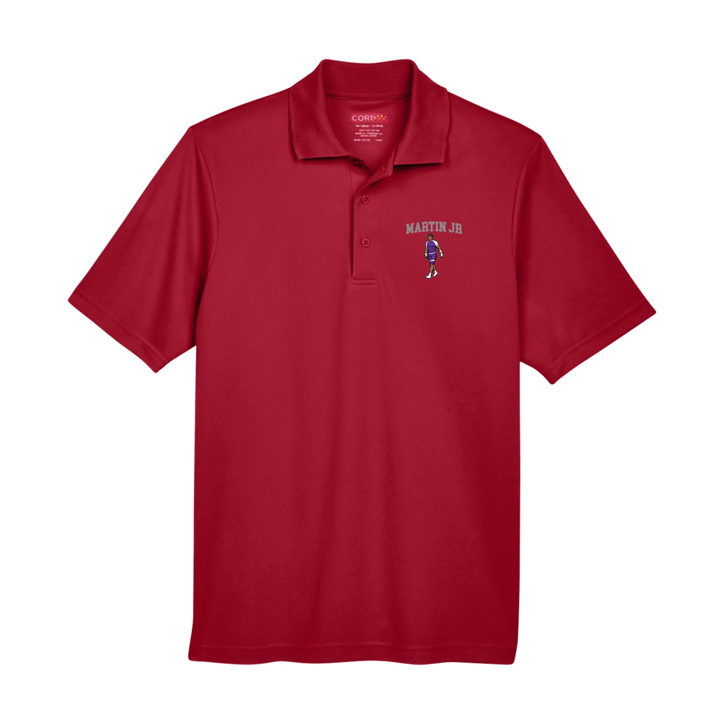 Performance Polo — Shirsey in Red