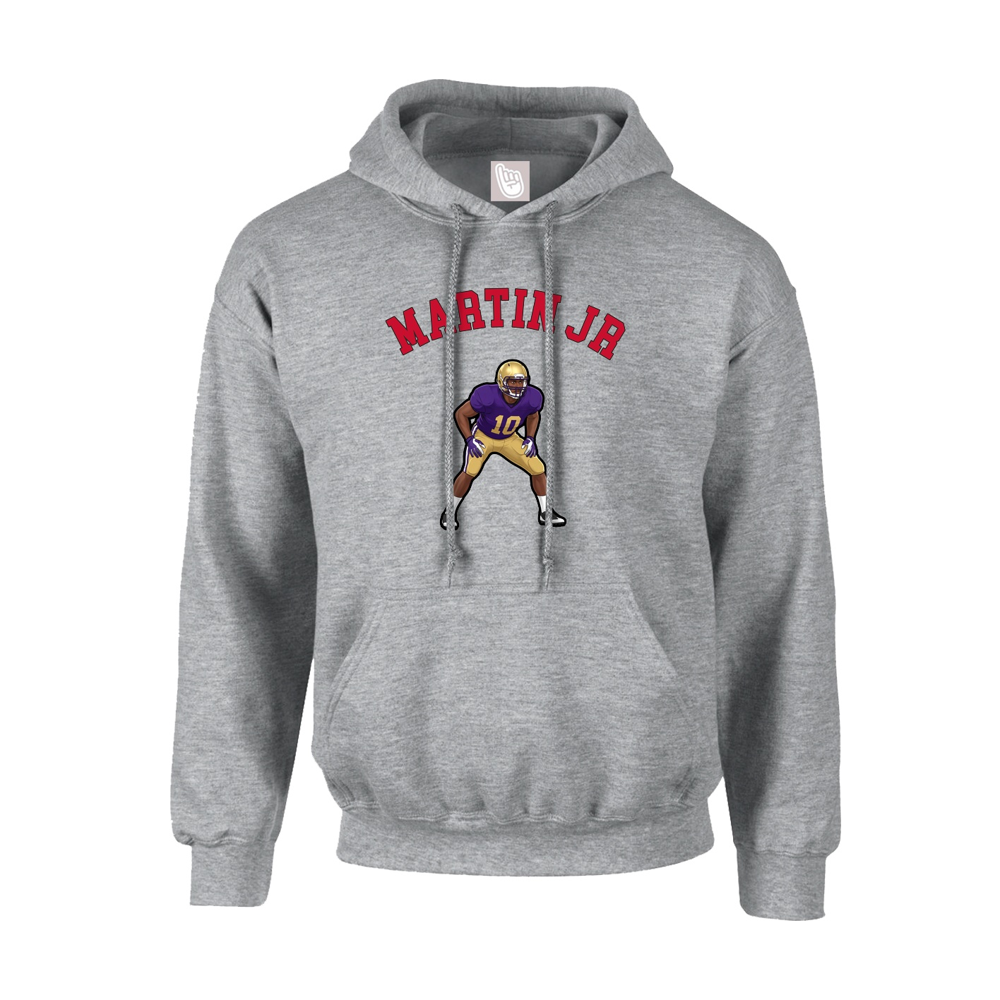 Youth Hoodie — Shirsey Arch in Grey